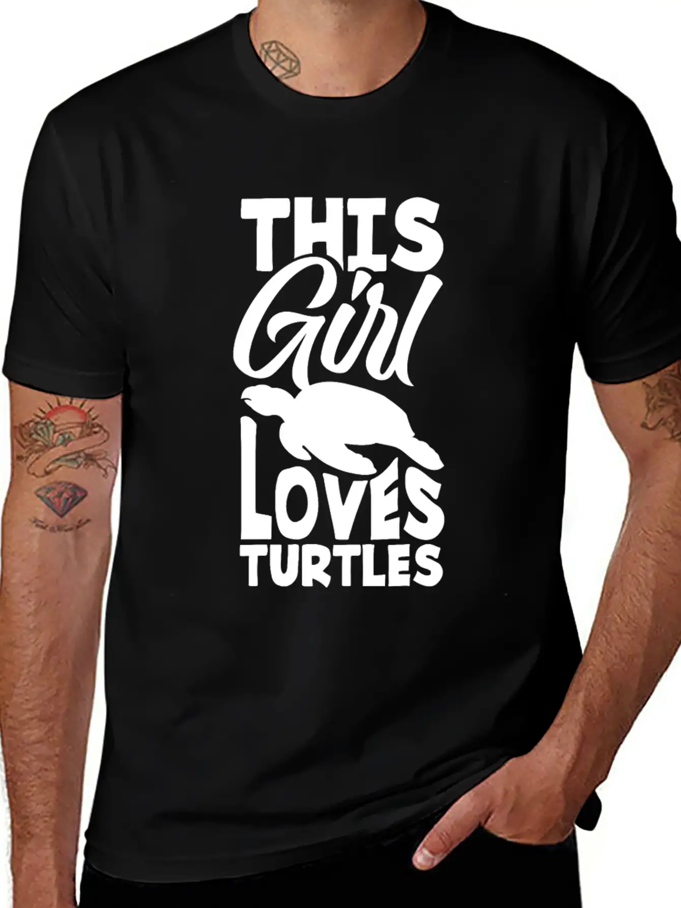 Turtle Sea Turtle Gift Essential Cotton Tee For Daily Outfits ¨C Unisex Style