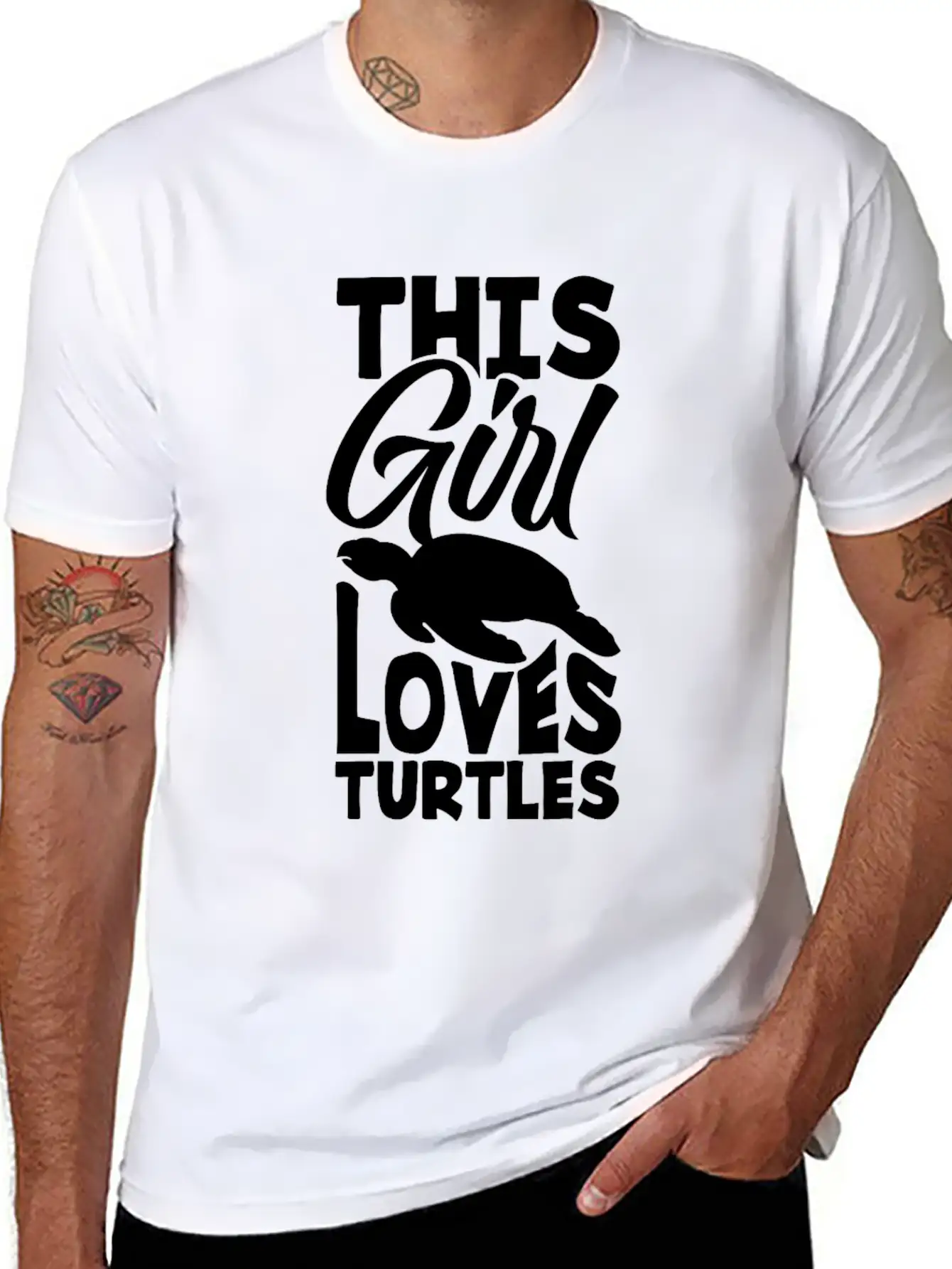 Turtle Sea Turtle Gift Essential Cotton Tee For Daily Outfits ¨C Unisex Style