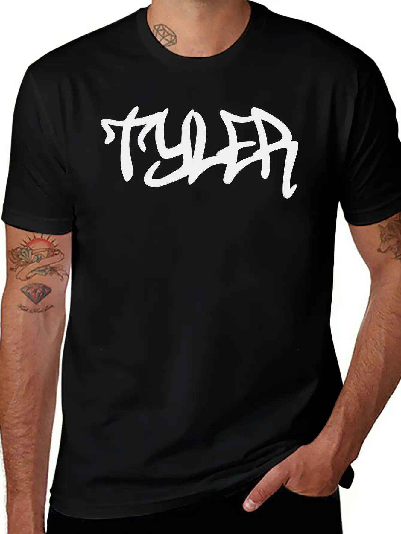 Tyler Graffiti Soft Cotton Short Sleeve Tee ¨C Unisex Wardrobe Staple