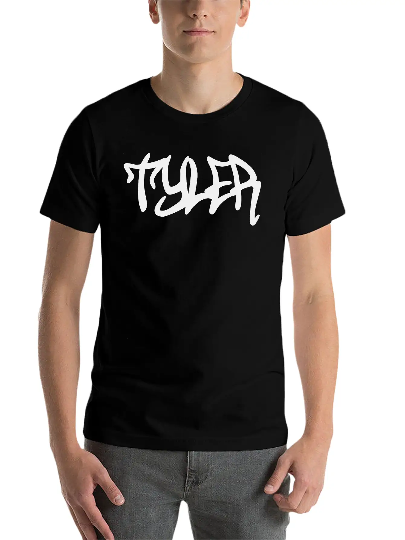 Tyler Graffiti Soft Cotton Short Sleeve Tee ¨C Unisex Wardrobe Staple
