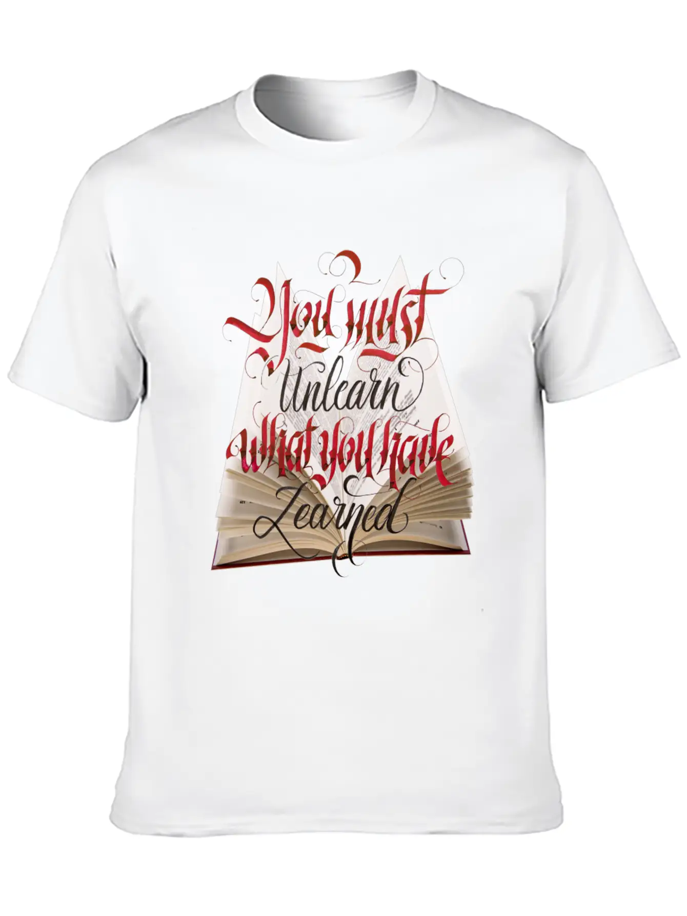 Typography Design Soft Cotton Short Sleeve Tee ¨C Unisex Wardrobe Staple