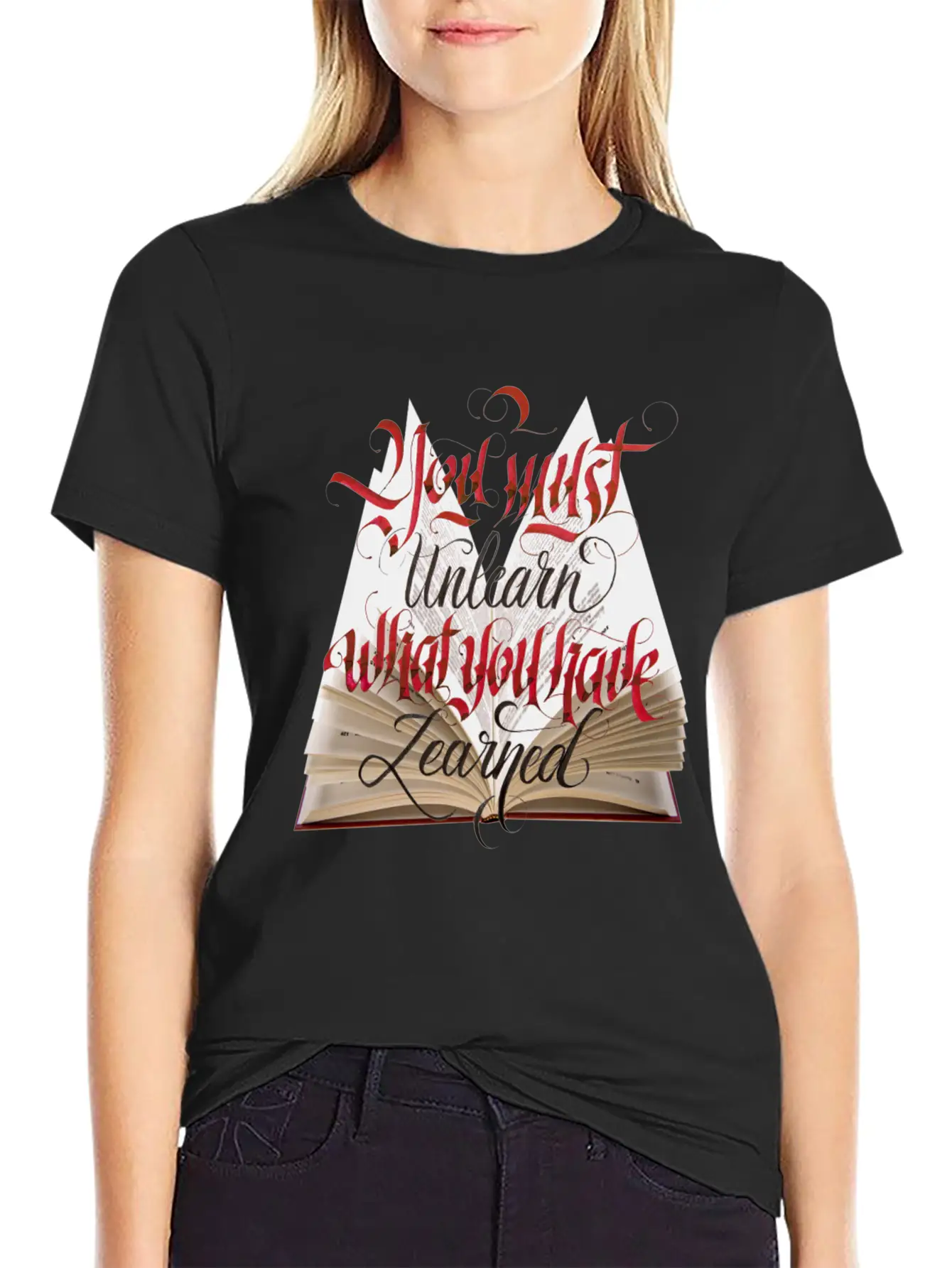 Typography Design Soft Cotton Short Sleeve Tee ¨C Unisex Wardrobe Staple