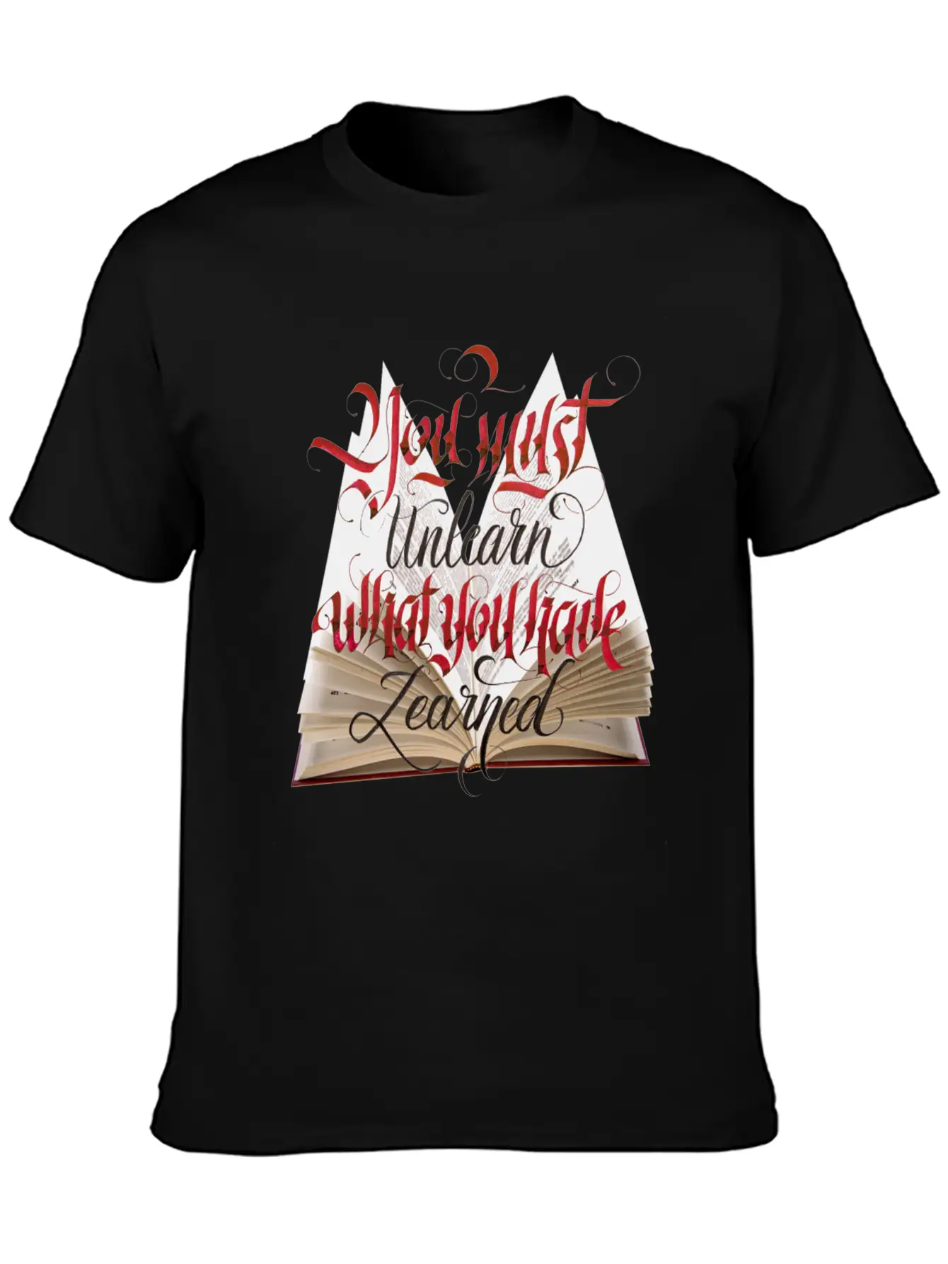 Typography Design Soft Cotton Short Sleeve Tee ¨C Unisex Wardrobe Staple