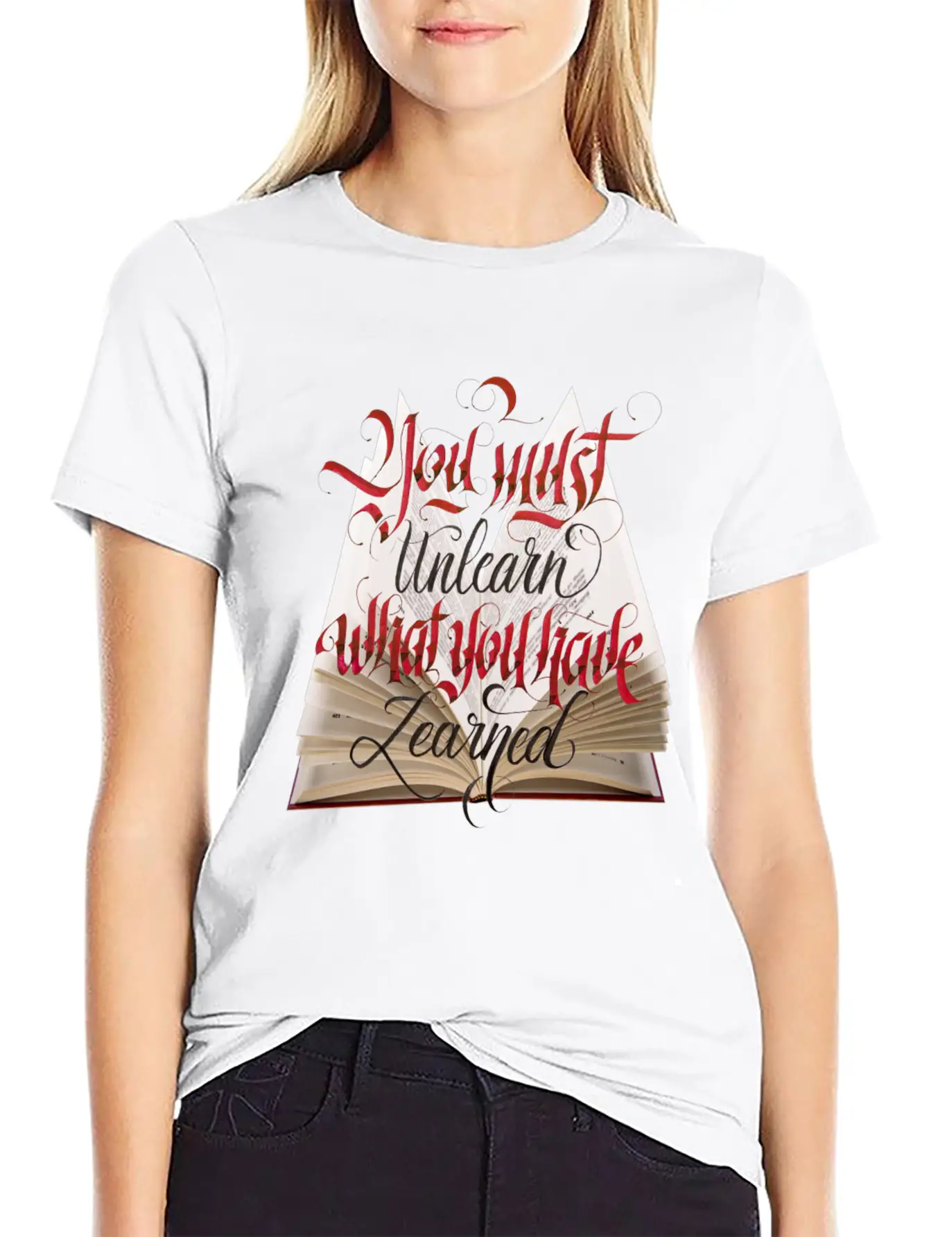 Typography Design Soft Cotton Short Sleeve Tee ¨C Unisex Wardrobe Staple