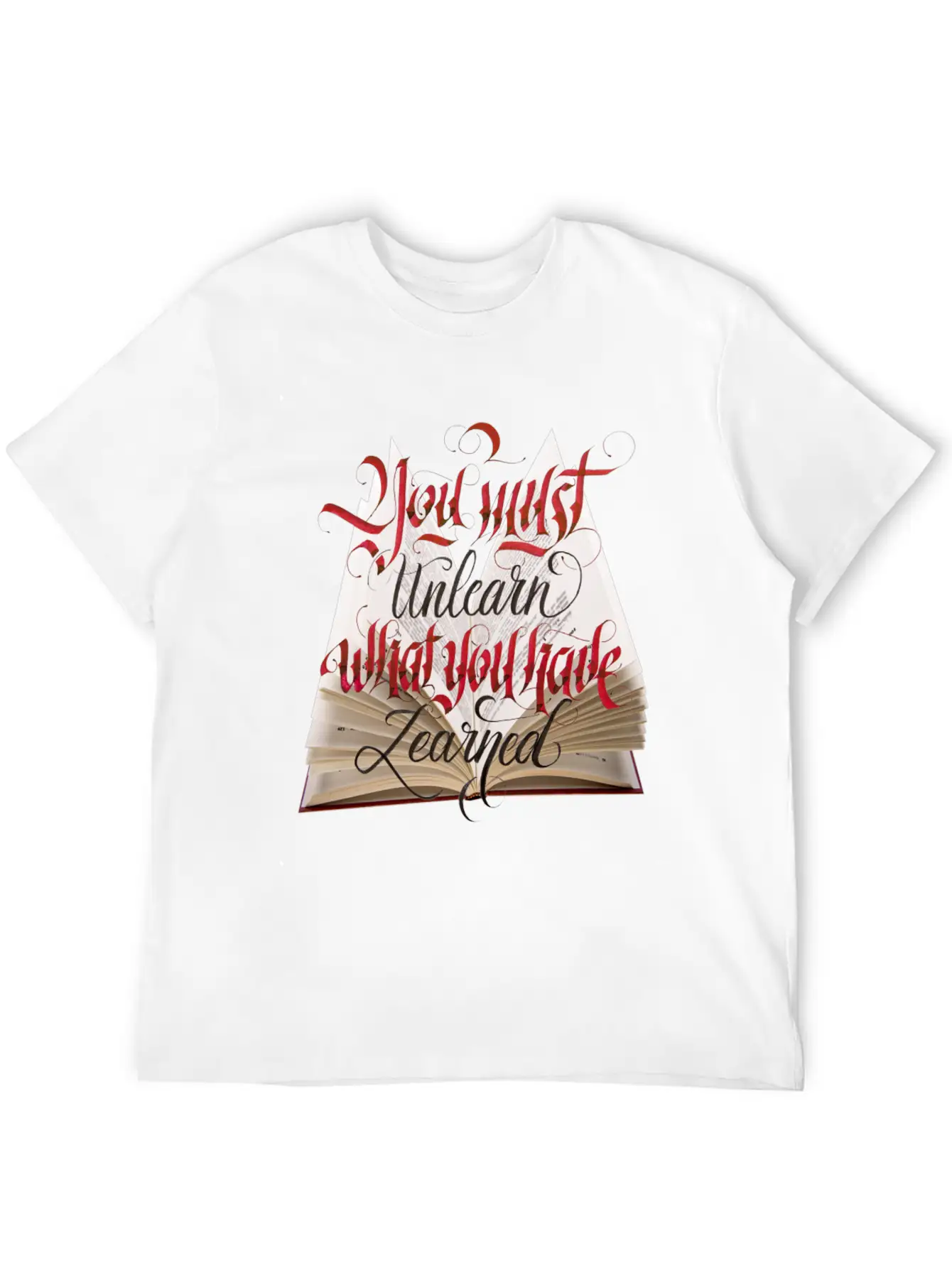 Typography Design Soft Cotton Short Sleeve Tee ¨C Unisex Wardrobe Staple