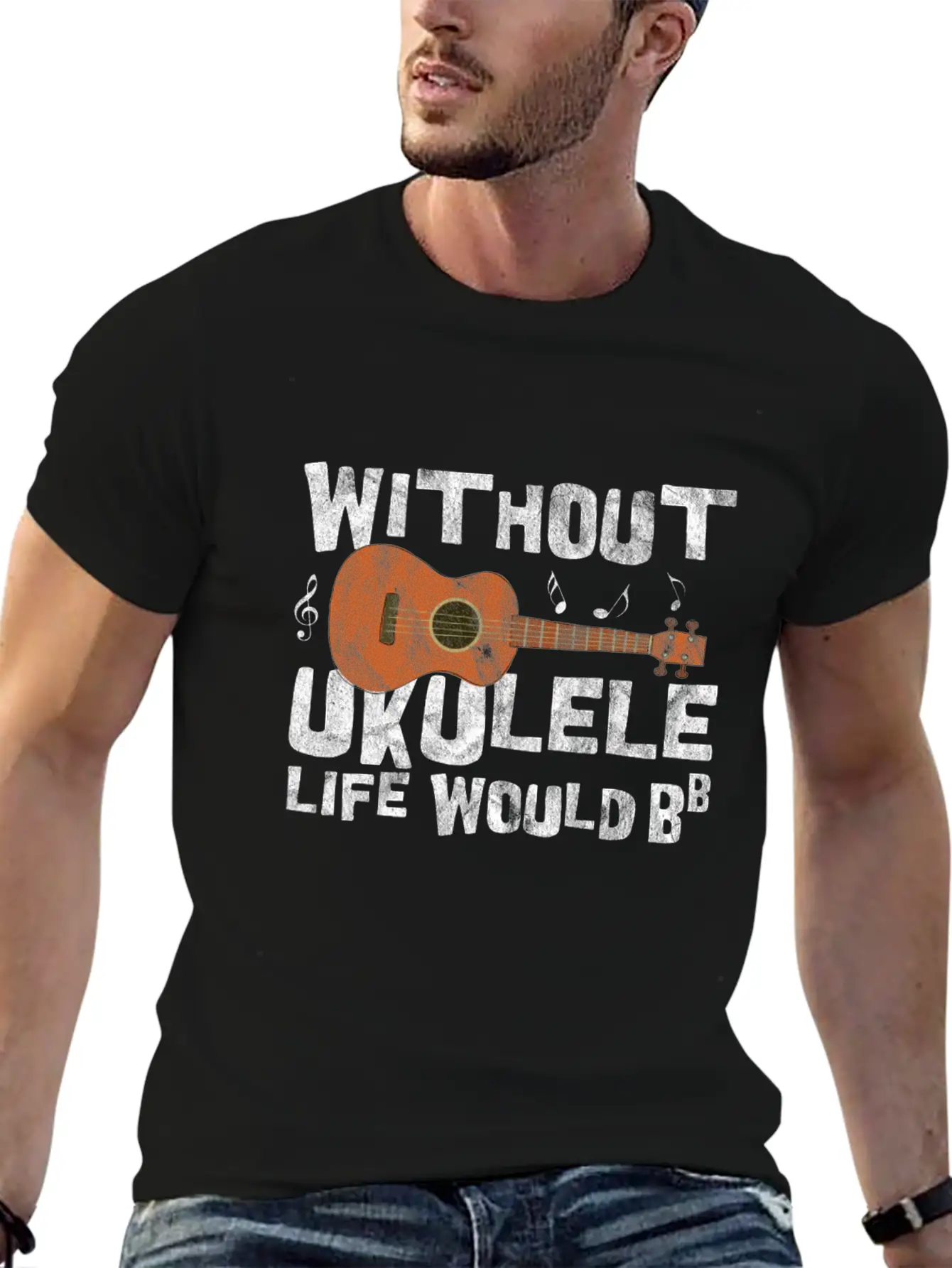 Ukulele Basic Graphic T-Shirt ¨C Daily Comfort In Soft Cotton