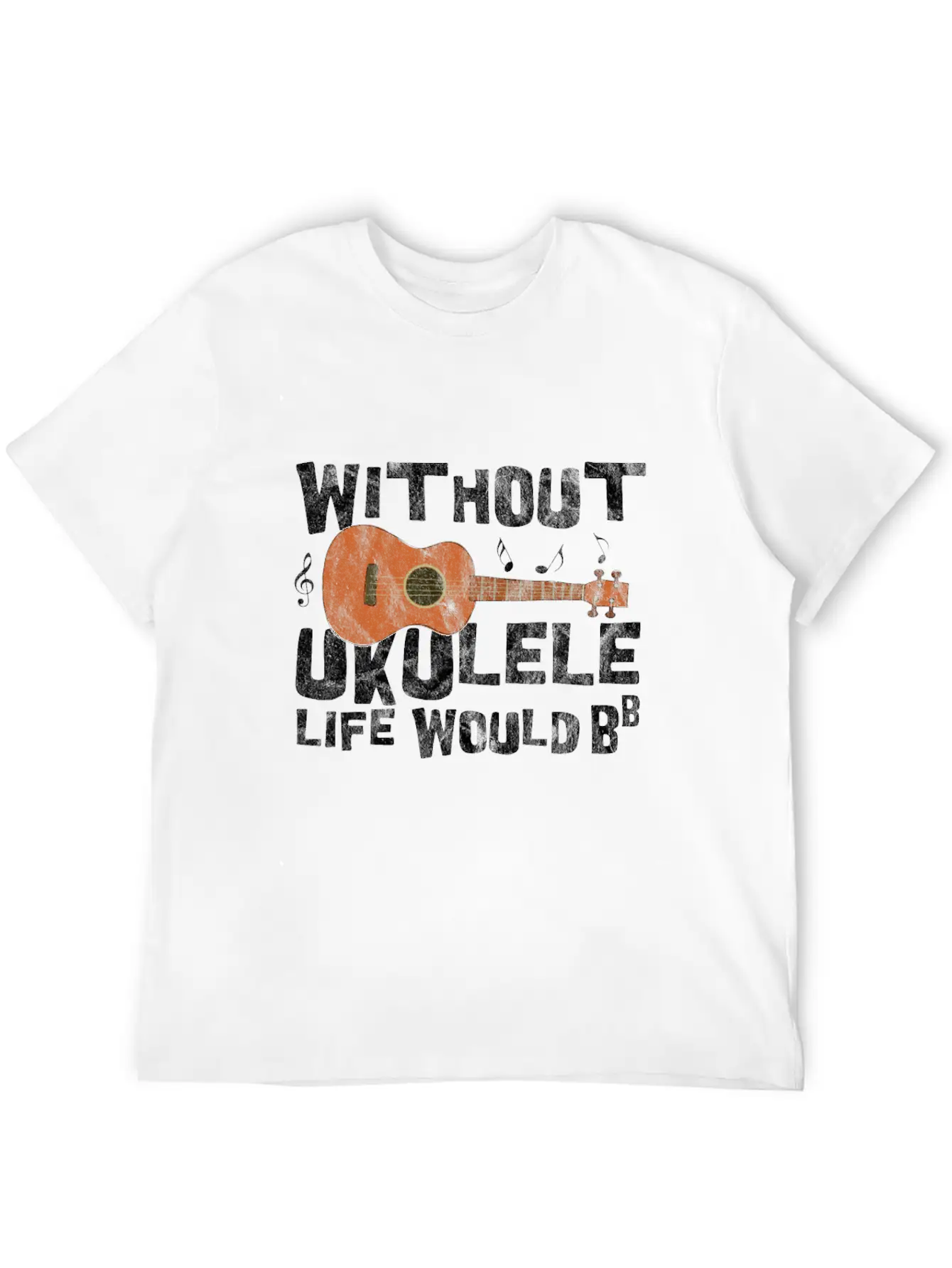 Ukulele Basic Graphic T-Shirt ¨C Daily Comfort In Soft Cotton