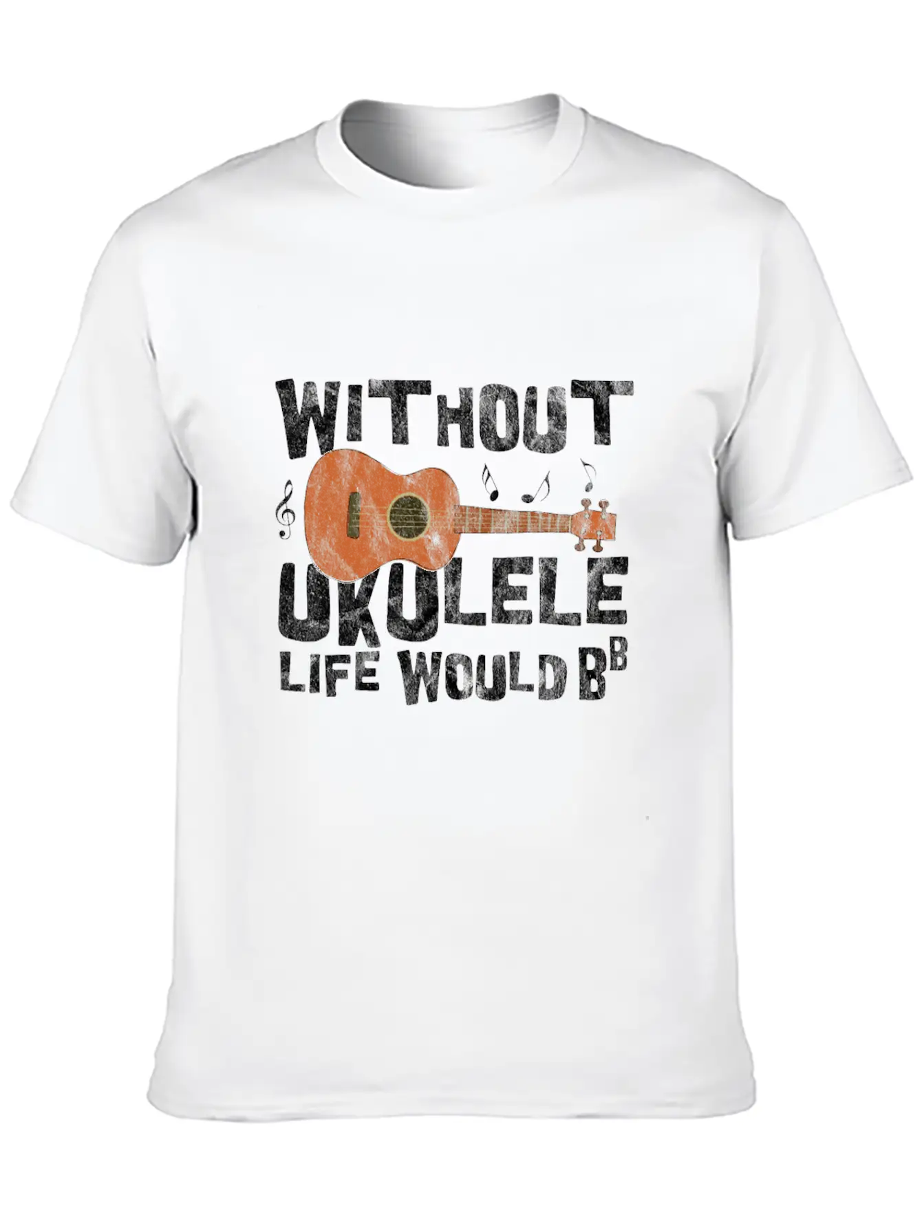 Ukulele Basic Graphic T-Shirt ¨C Daily Comfort In Soft Cotton