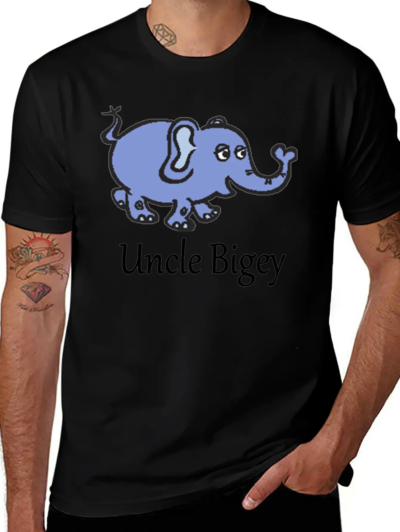 Uncle Bigey Unisex Casual T-Shirt ¨C Clean Design For Daily Comfort