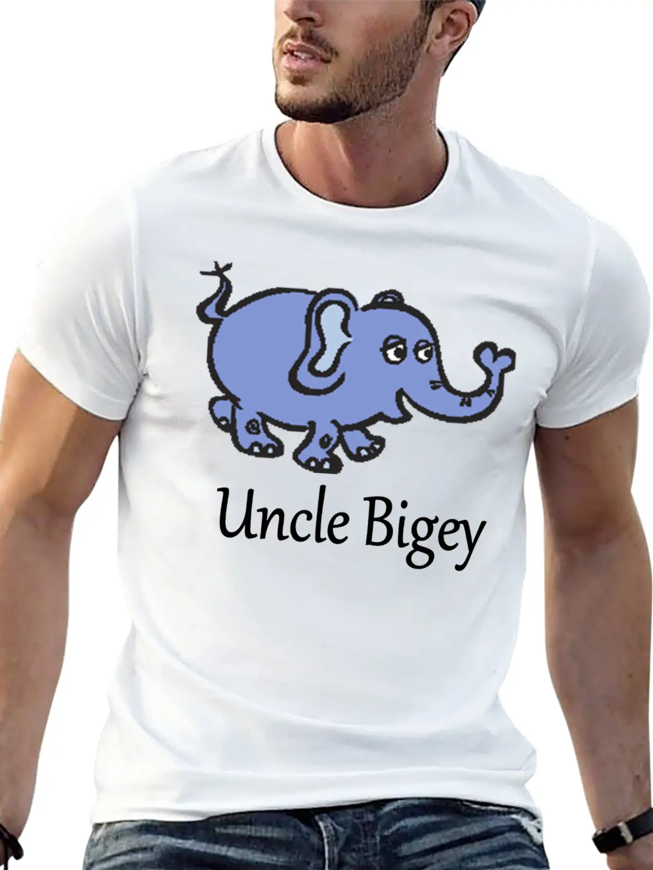 Uncle Bigey Unisex Casual T-Shirt ¨C Clean Design For Daily Comfort