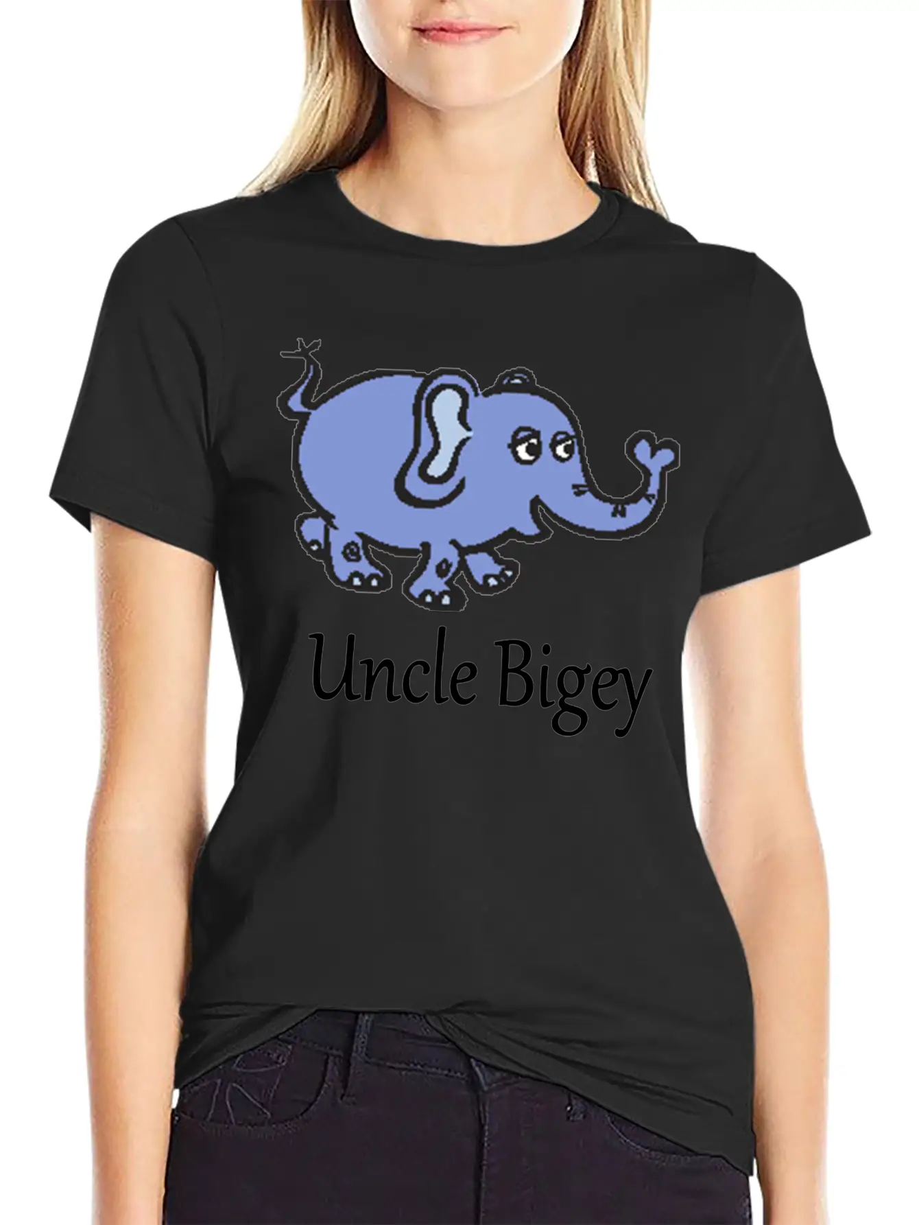 Uncle Bigey Unisex Casual T-Shirt ¨C Clean Design For Daily Comfort