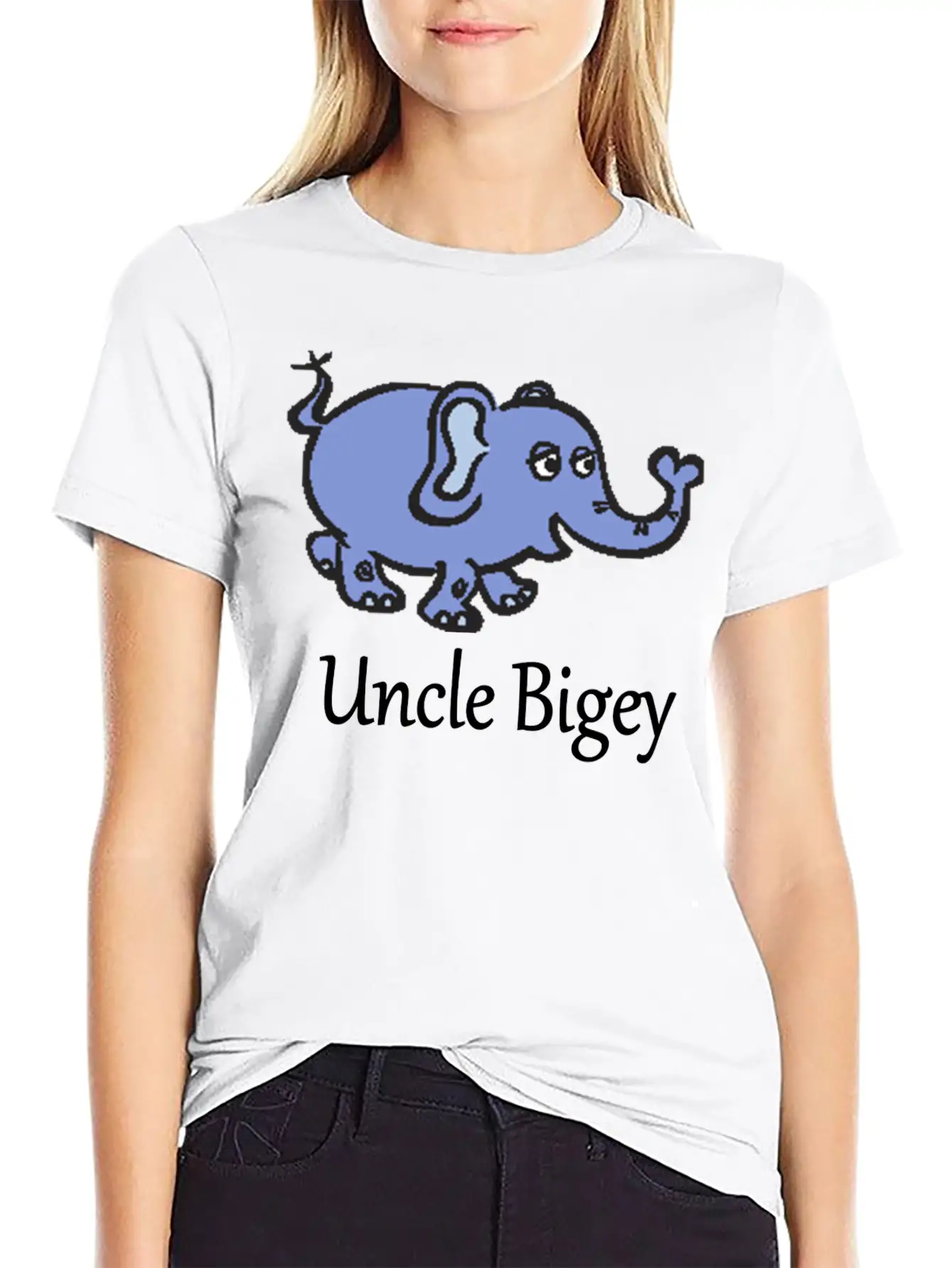 Uncle Bigey Unisex Casual T-Shirt ¨C Clean Design For Daily Comfort