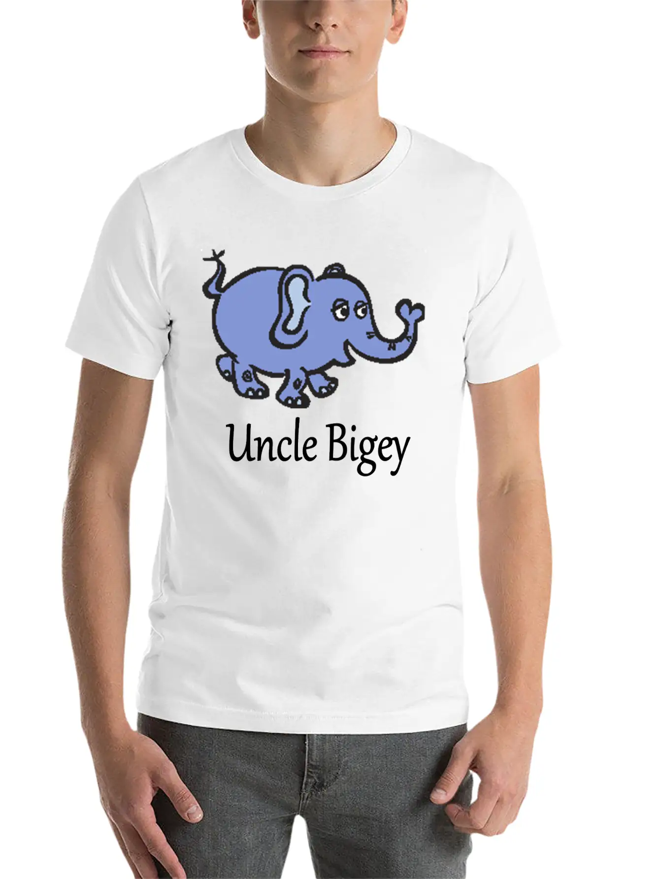 Uncle Bigey Unisex Casual T-Shirt ¨C Clean Design For Daily Comfort