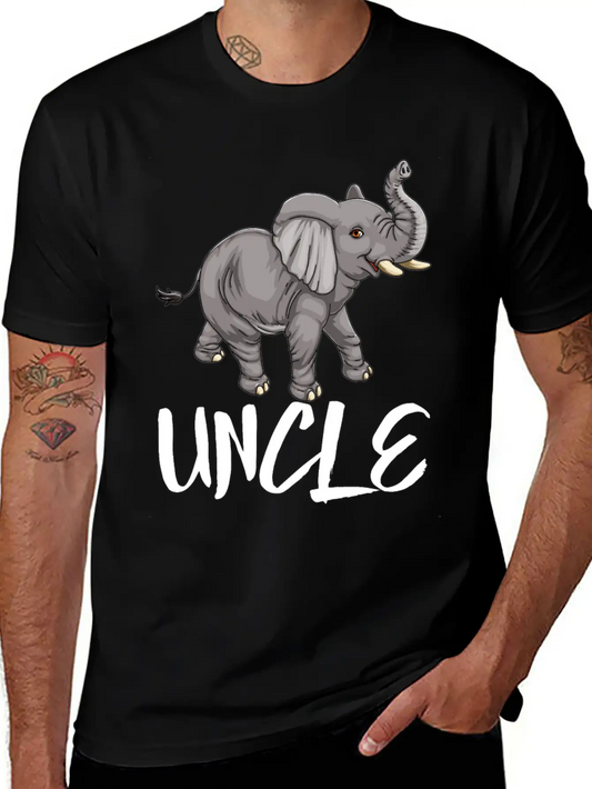 Uncle Elephant Essential Cotton Tee For Daily Outfits ¨C Unisex Style