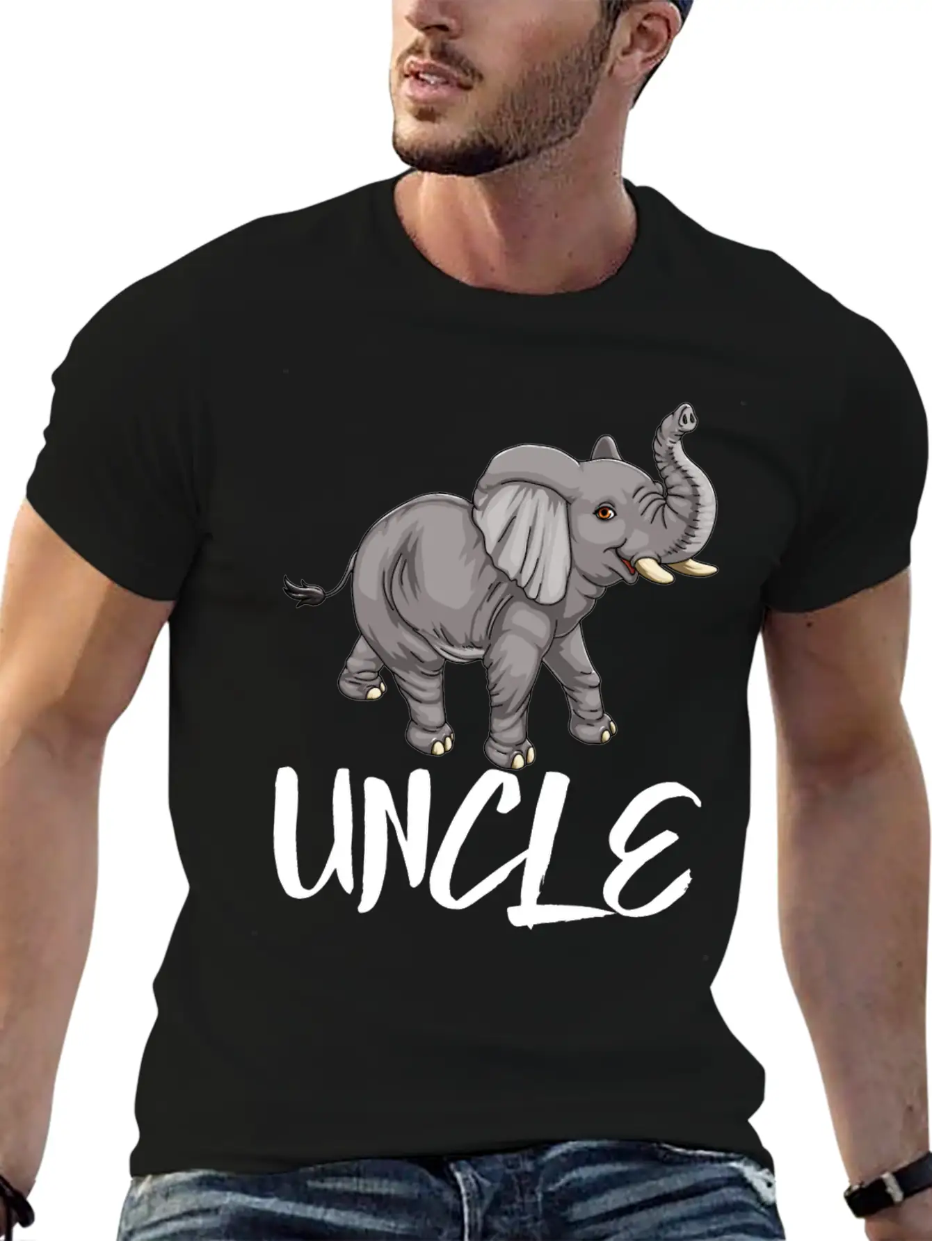 Uncle Elephant Essential Cotton Tee For Daily Outfits ¨C Unisex Style