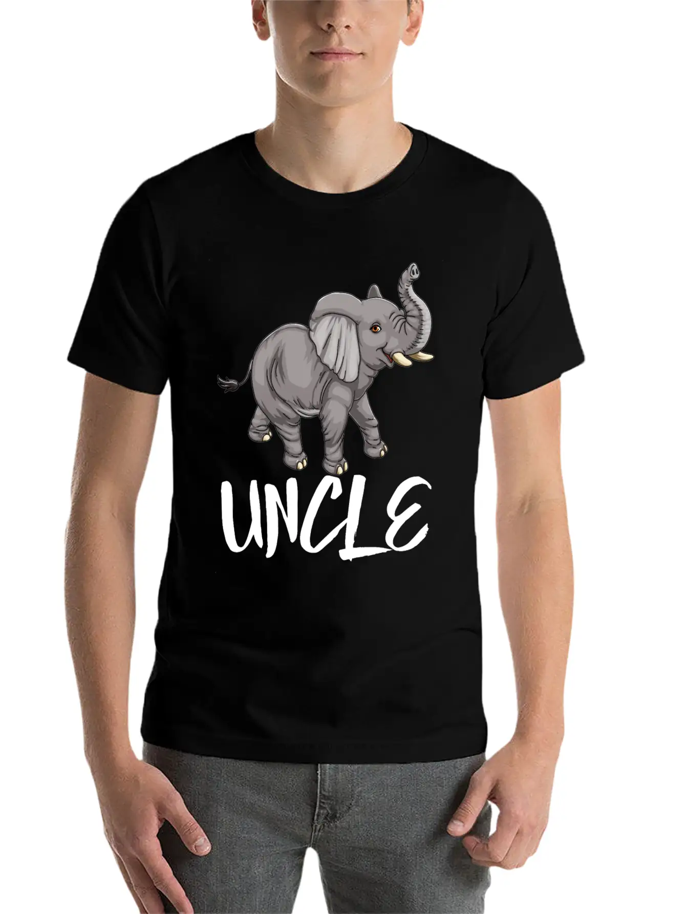 Uncle Elephant Essential Cotton Tee For Daily Outfits ¨C Unisex Style