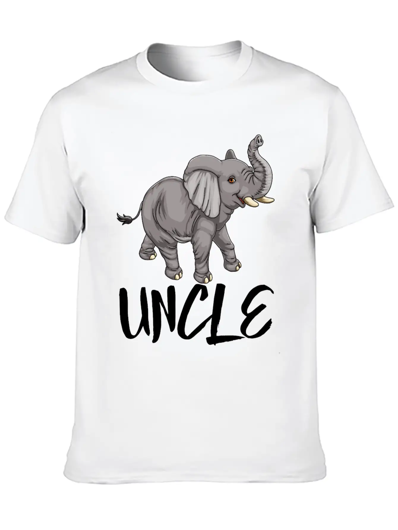 Uncle Elephant Essential Cotton Tee For Daily Outfits ¨C Unisex Style