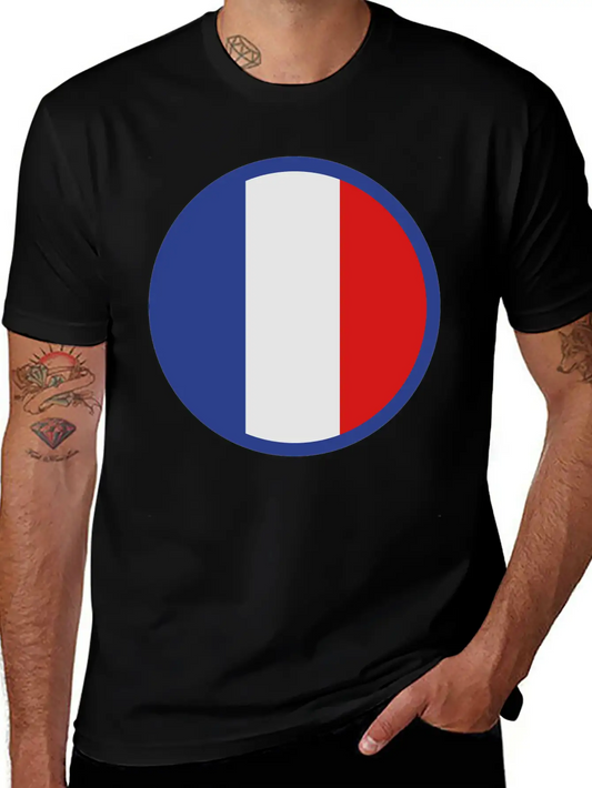 Under The Sign Of France Basic Graphic T-Shirt ¨C Daily Comfort In Soft Cotton