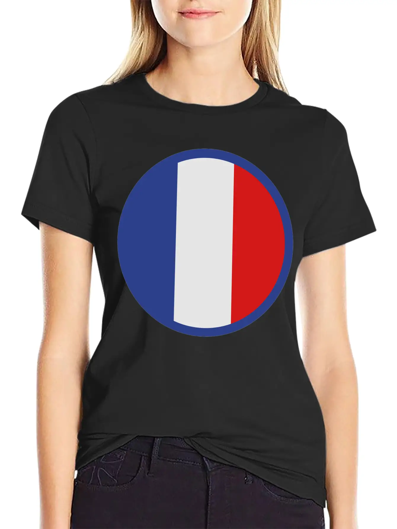 Under The Sign Of France Basic Graphic T-Shirt ¨C Daily Comfort In Soft Cotton