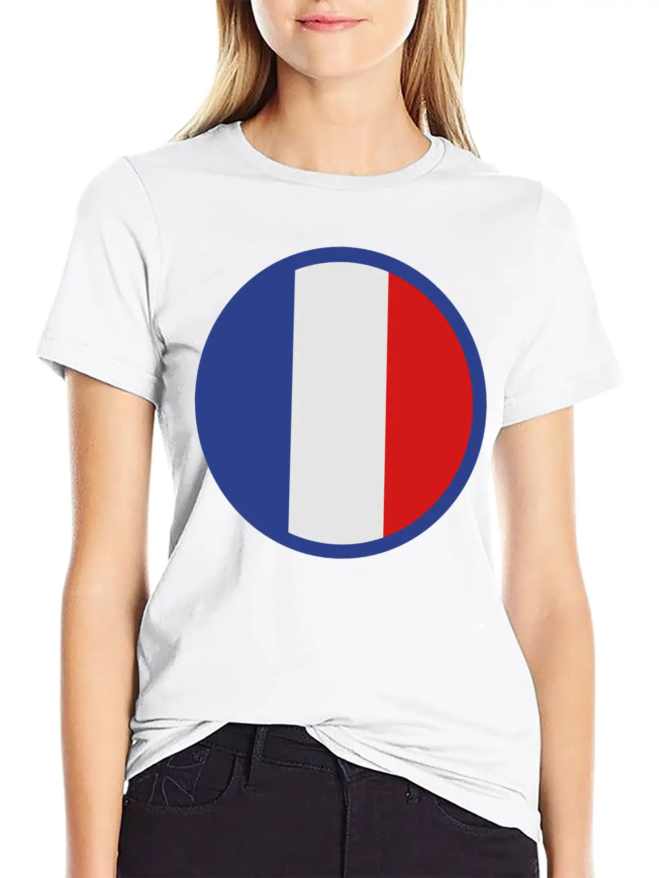 Under The Sign Of France Basic Graphic T-Shirt ¨C Daily Comfort In Soft Cotton