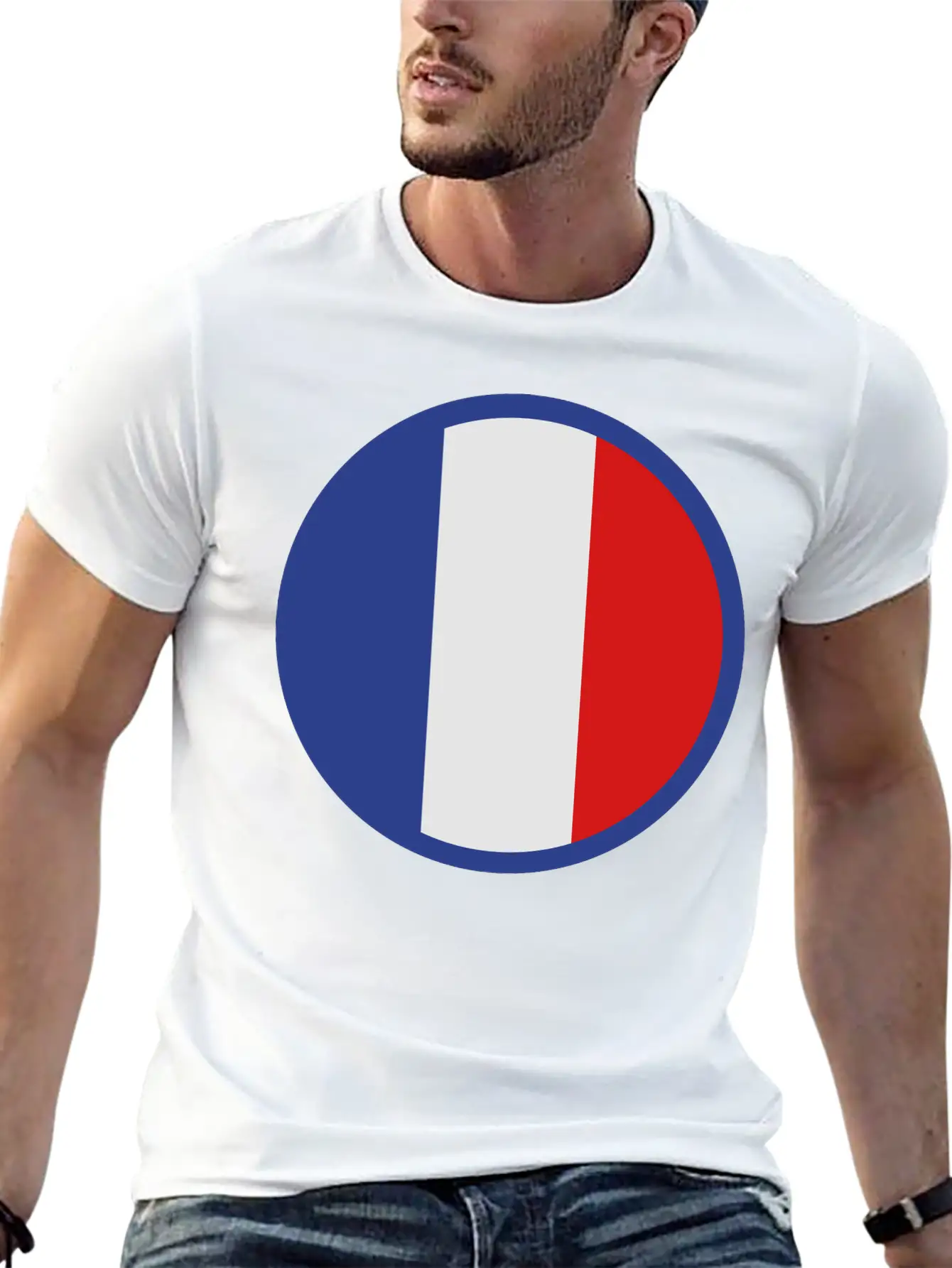 Under The Sign Of France Basic Graphic T-Shirt ¨C Daily Comfort In Soft Cotton
