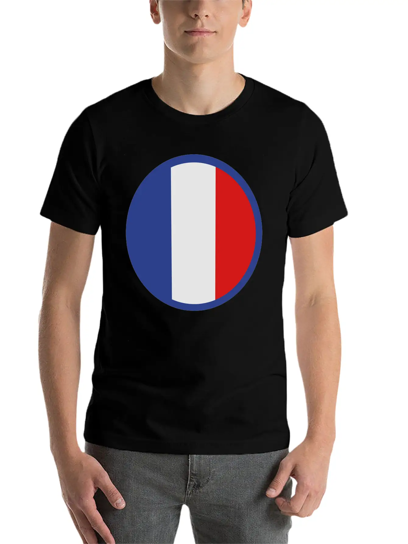 Under The Sign Of France Basic Graphic T-Shirt ¨C Daily Comfort In Soft Cotton