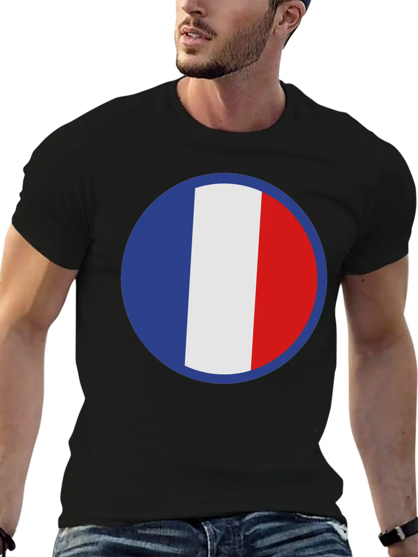 Under The Sign Of France Basic Graphic T-Shirt ¨C Daily Comfort In Soft Cotton