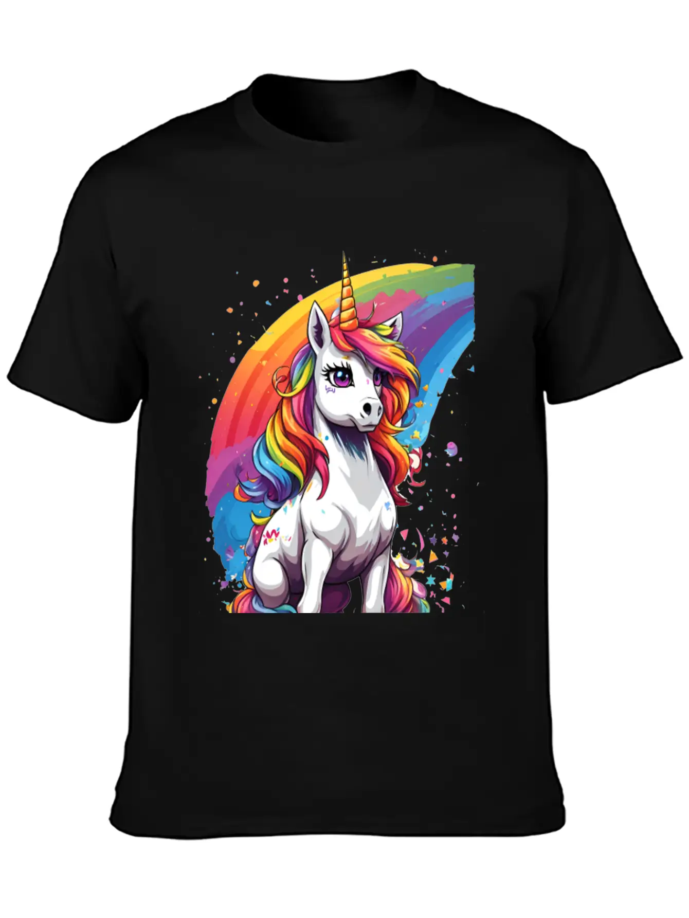 Unicorn Art Unisex Casual T-Shirt ¨C Clean Design For Daily Comfort