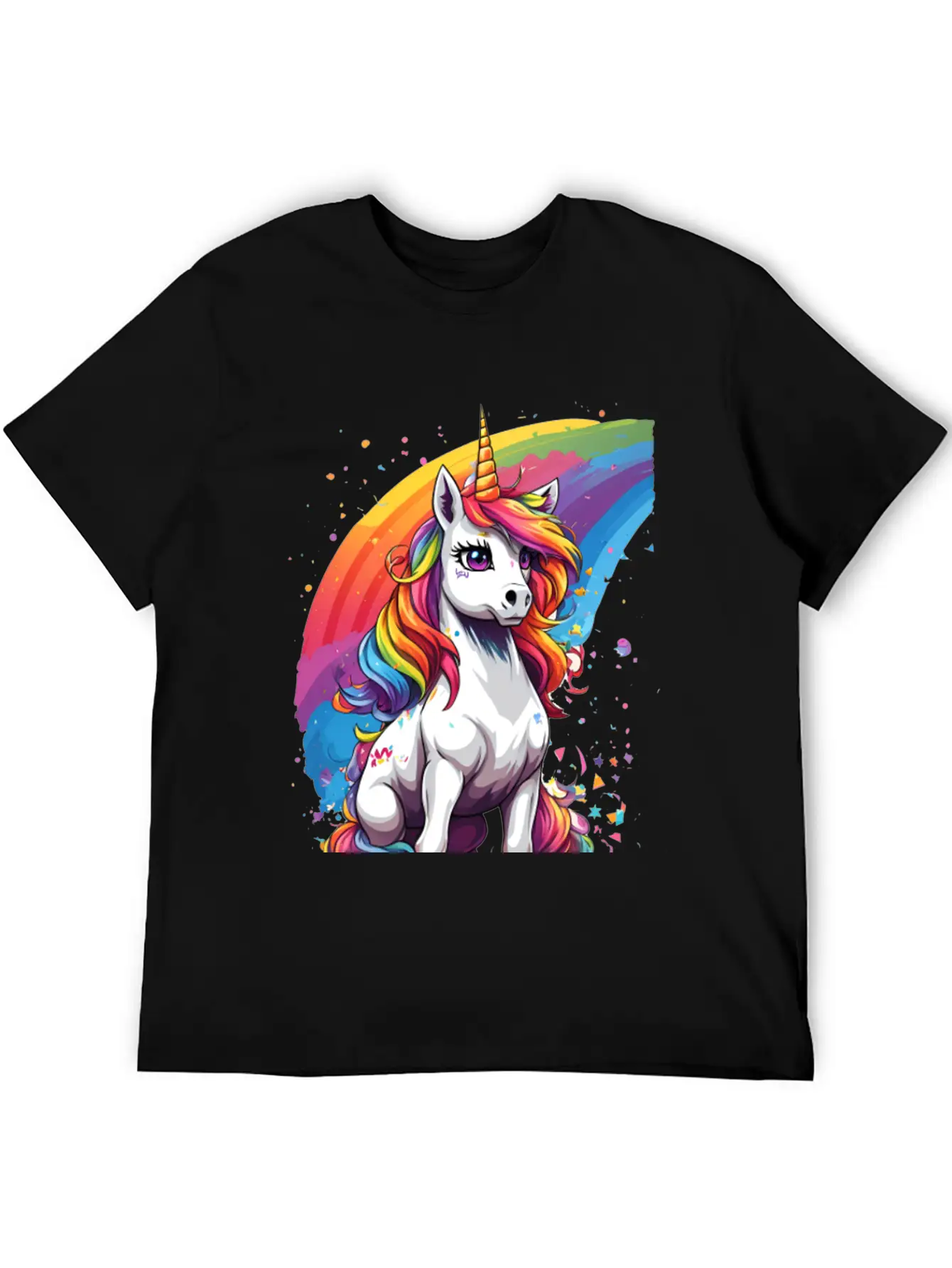 Unicorn Art Unisex Casual T-Shirt ¨C Clean Design For Daily Comfort