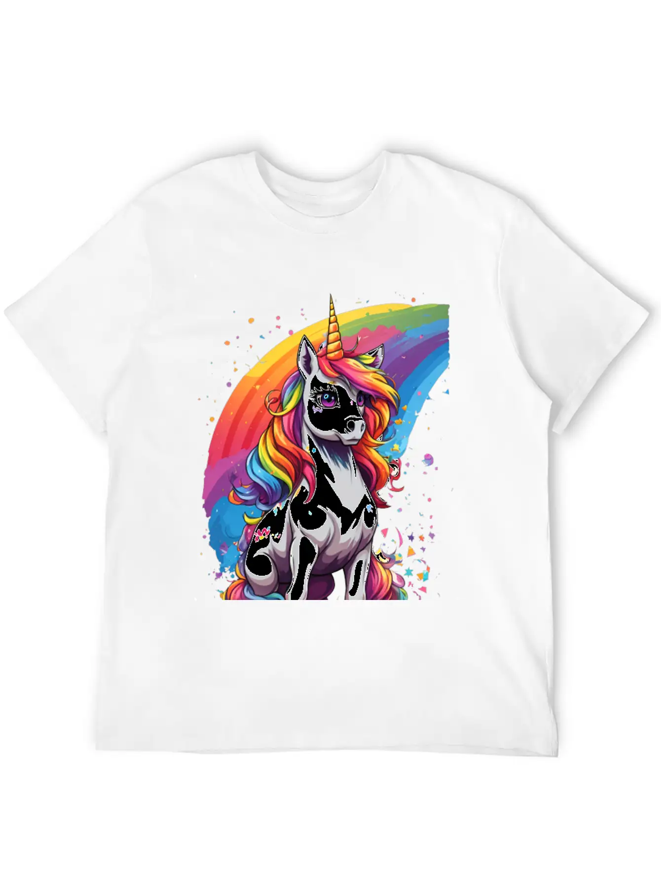 Unicorn Art Unisex Casual T-Shirt ¨C Clean Design For Daily Comfort