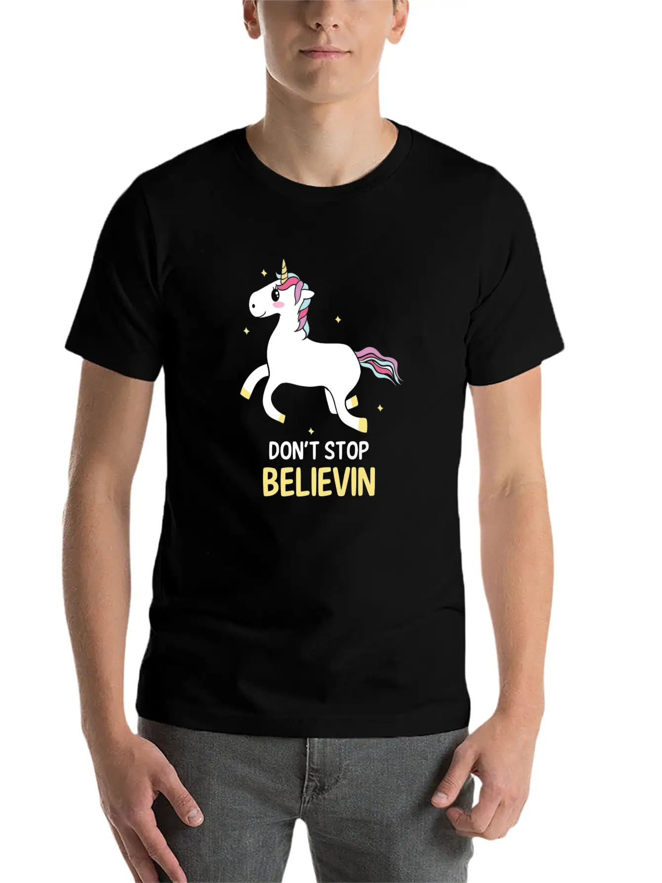 Unicorn Soft Cotton Short Sleeve Tee ¨C Unisex Wardrobe Staple