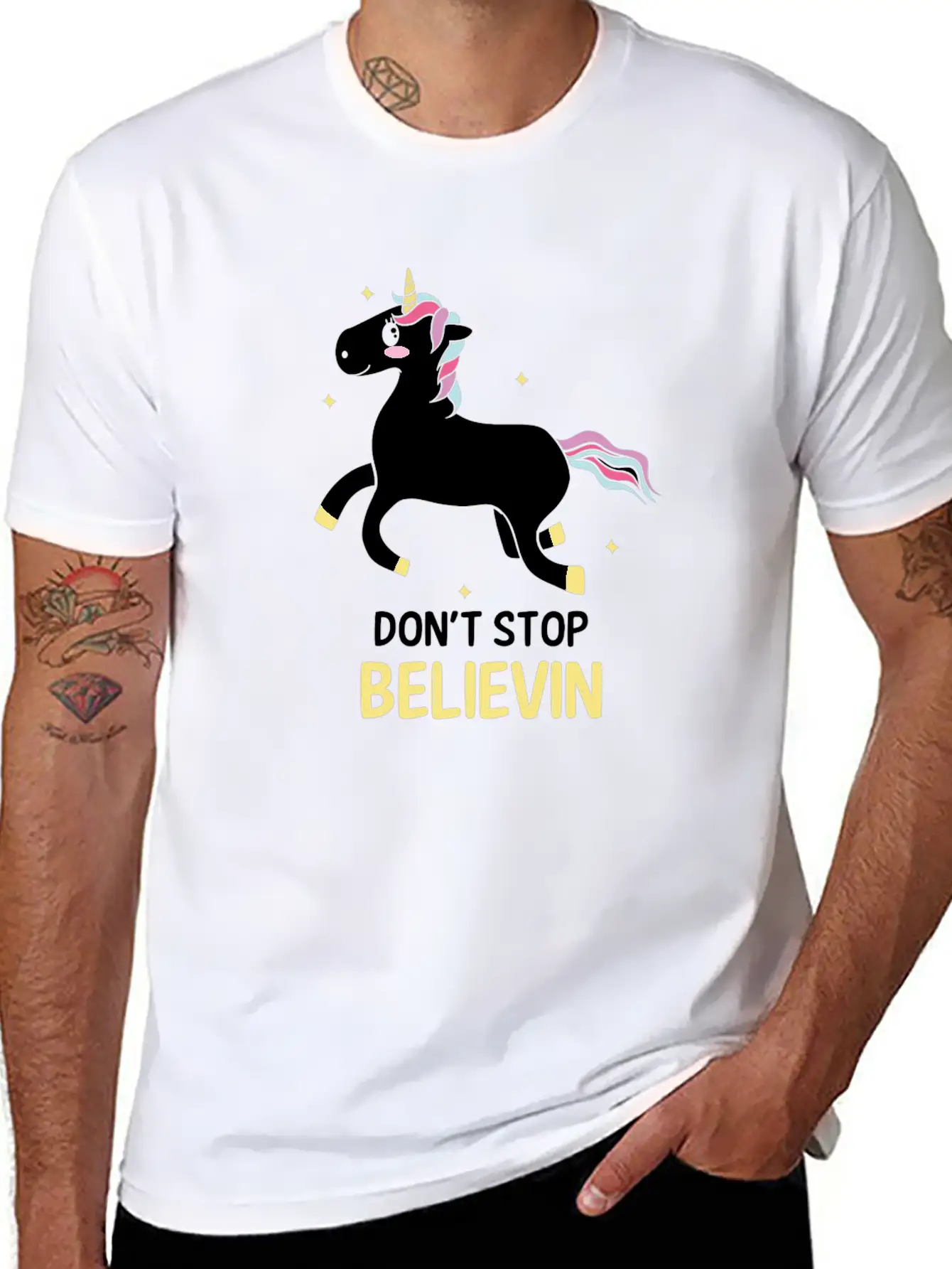 Unicorn Soft Cotton Short Sleeve Tee ¨C Unisex Wardrobe Staple