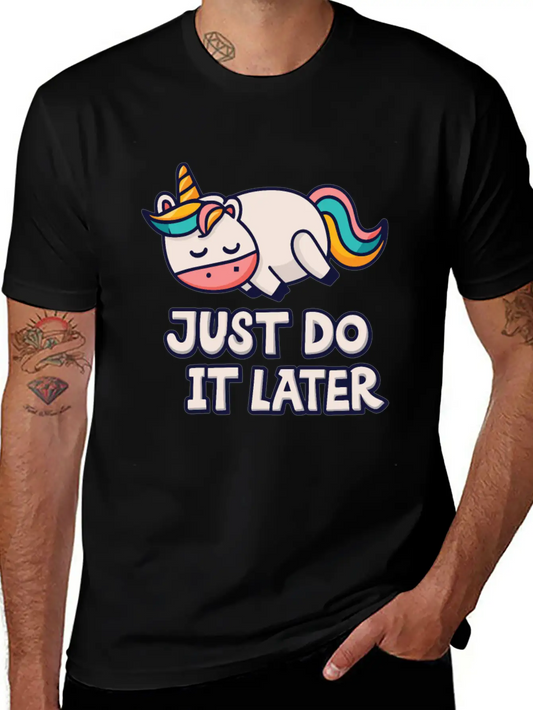 Unicorn Thick Unicorn Chilling Out Basic Graphic T-Shirt ¨C Daily Comfort In Soft Cotton
