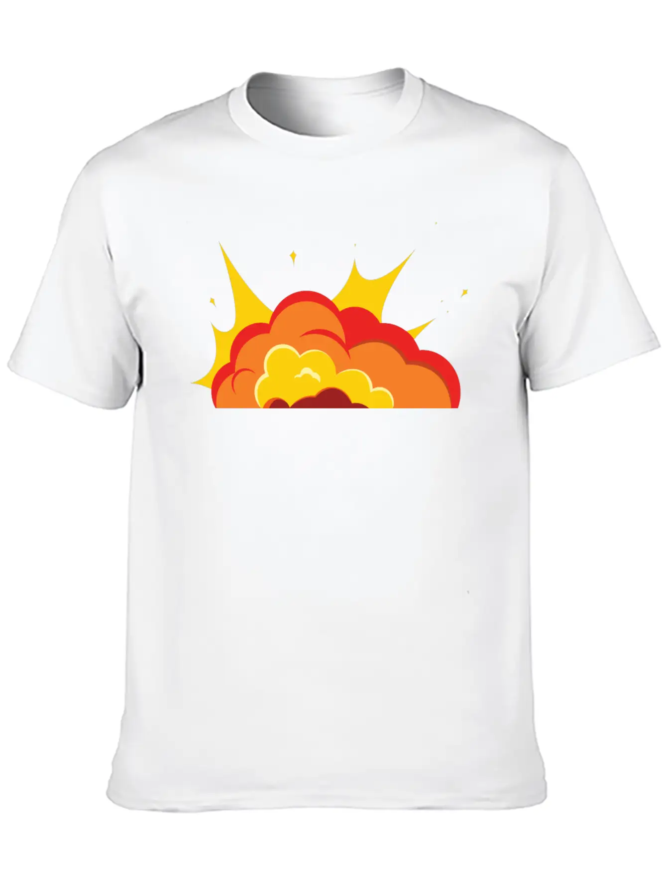 Unique Fire Soft Cotton Short Sleeve Tee ¨C Unisex Wardrobe Staple