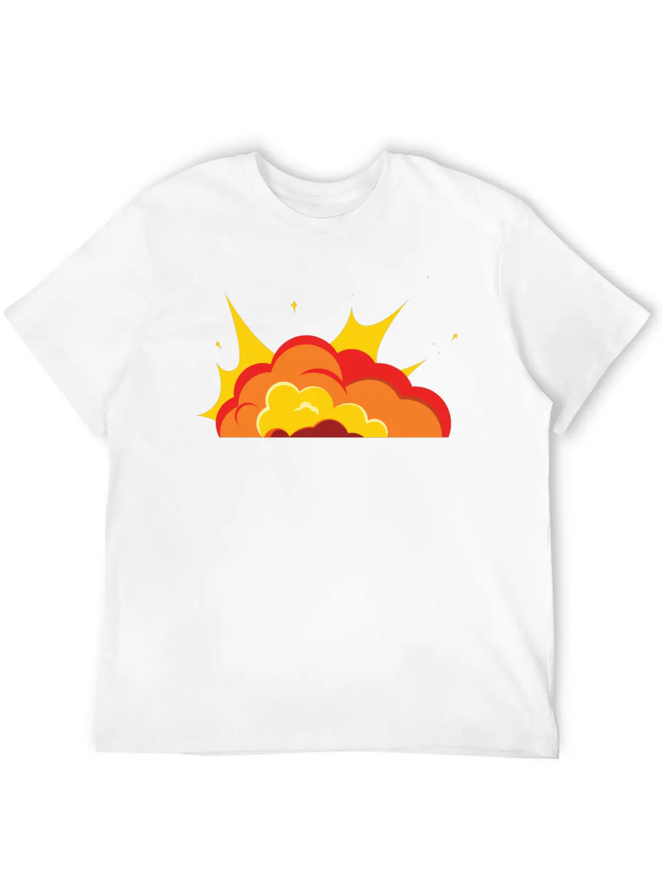 Unique Fire Soft Cotton Short Sleeve Tee ¨C Unisex Wardrobe Staple