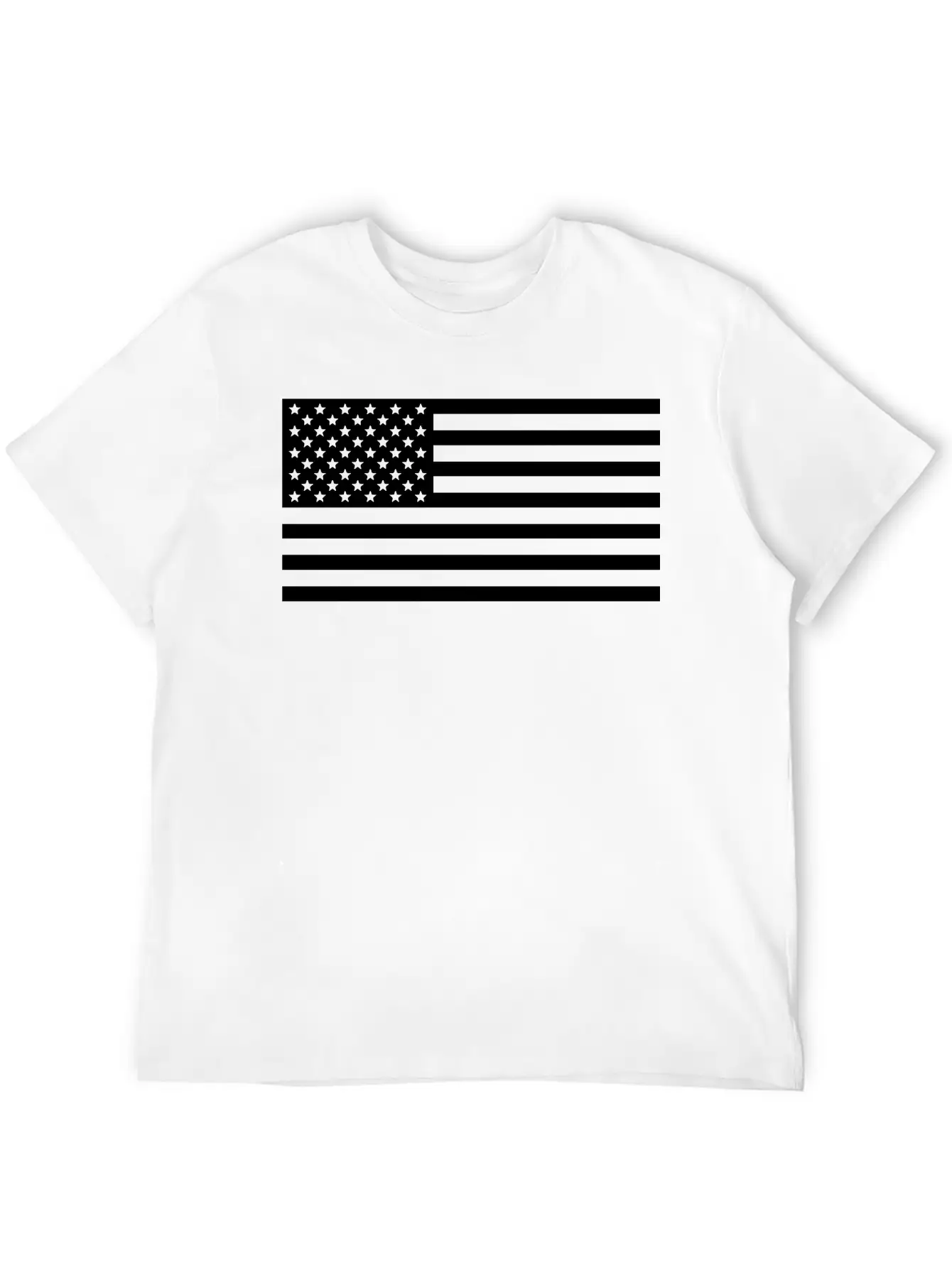 United States Of America Stars & Stripes Flag Basic Graphic T-Shirt ¨C Daily Comfort In Soft Cotton