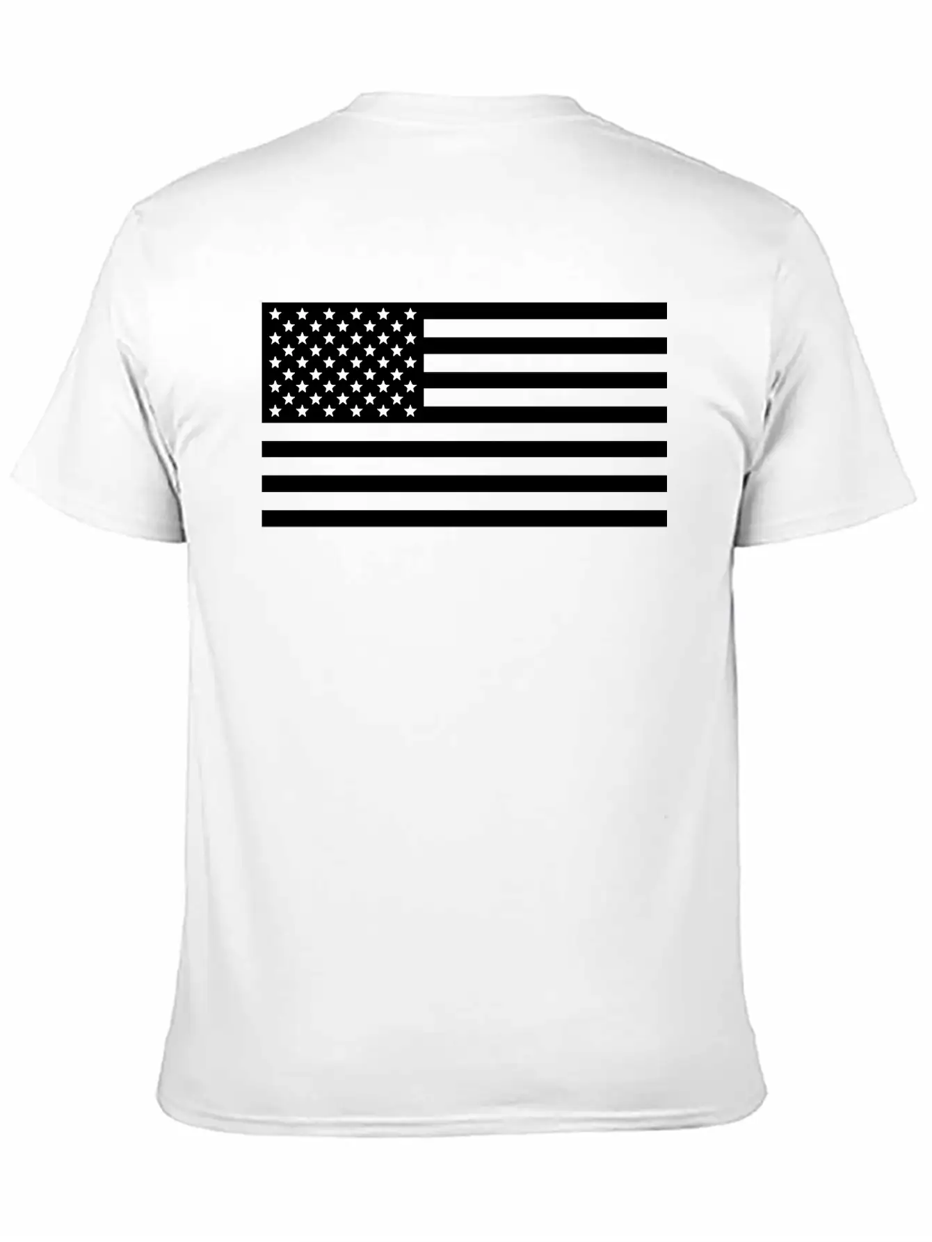 United States Of America Stars & Stripes Flag Basic Graphic T-Shirt ¨C Daily Comfort In Soft Cotton