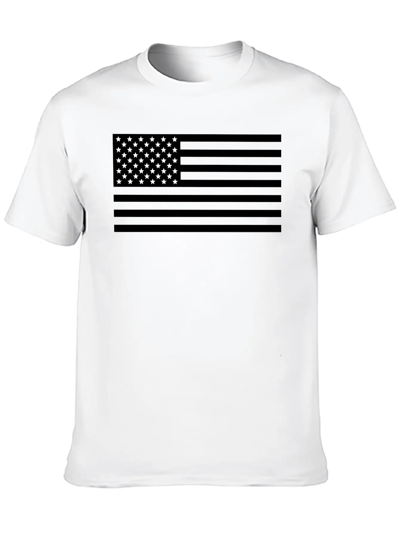 United States Of America Stars & Stripes Flag Basic Graphic T-Shirt ¨C Daily Comfort In Soft Cotton