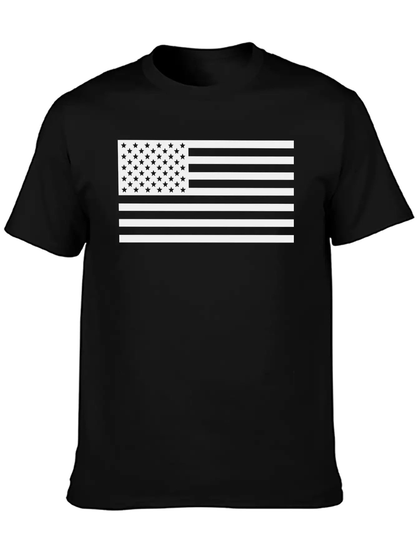 United States Of America Stars & Stripes Flag Basic Graphic T-Shirt ¨C Daily Comfort In Soft Cotton