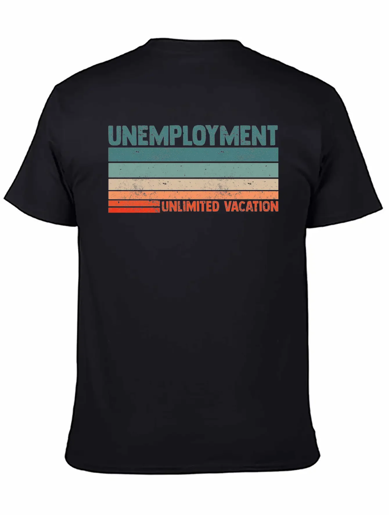 Unlimited Vacation Unemployment For A Jobless Lazy Soft Cotton Short Sleeve Tee ¨C Unisex Wardrobe Staple