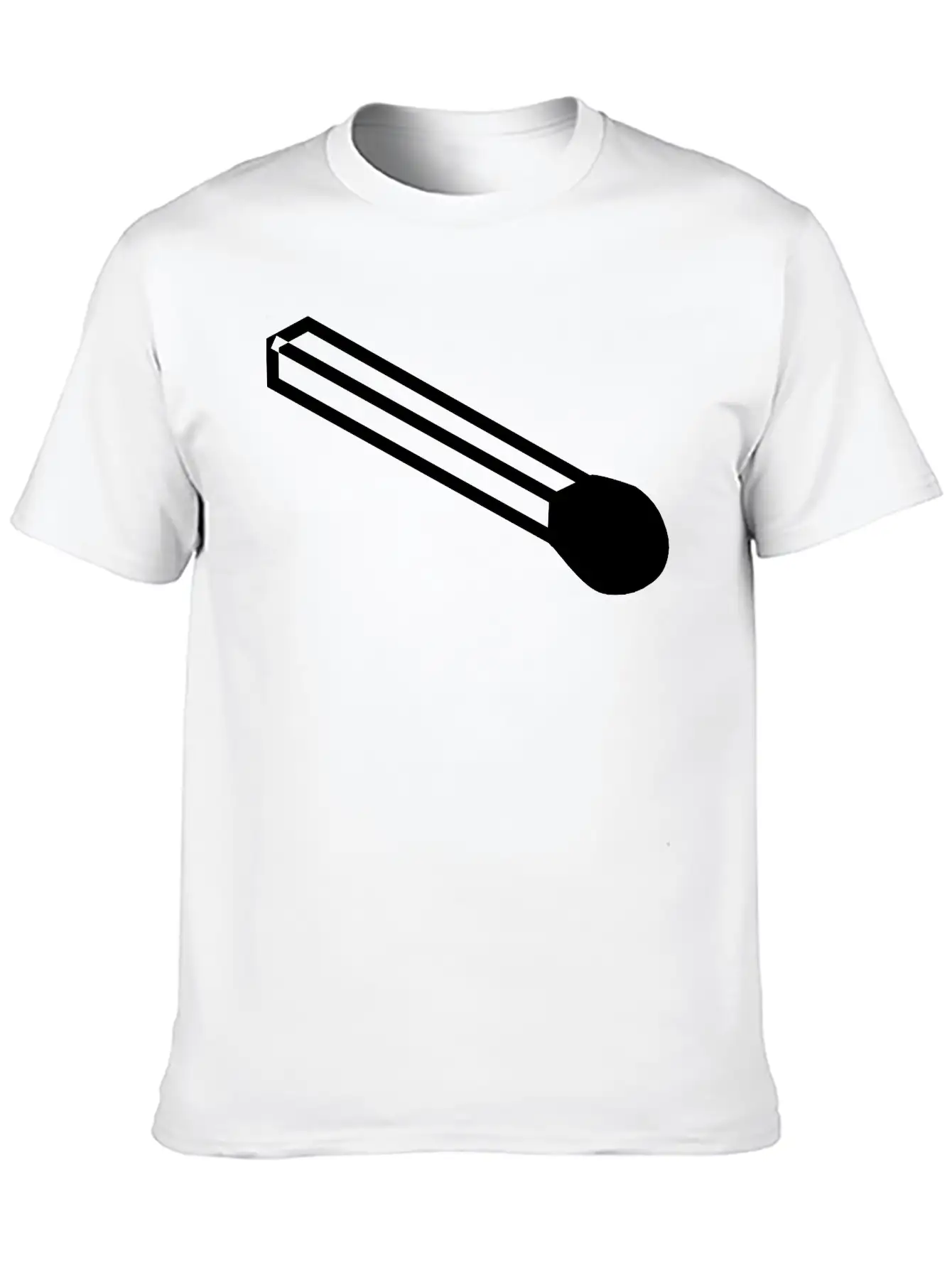 Unlit Match Basic Graphic T-Shirt ¨C Daily Comfort In Soft Cotton