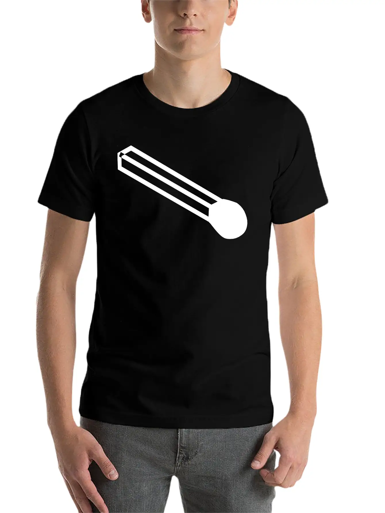 Unlit Match Basic Graphic T-Shirt ¨C Daily Comfort In Soft Cotton