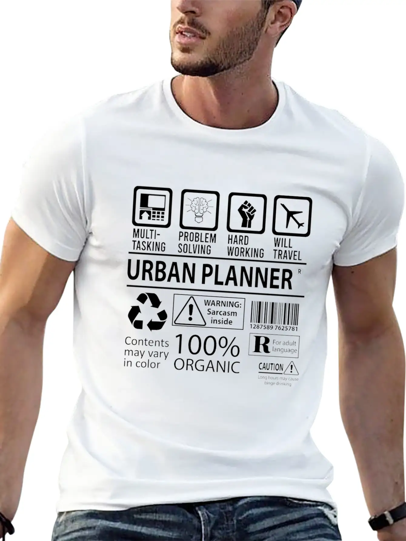 Urban Planner T Shirt - Multitasking Job Gift Item Essential Cotton Tee For Daily Outfits ¨C Unisex Style
