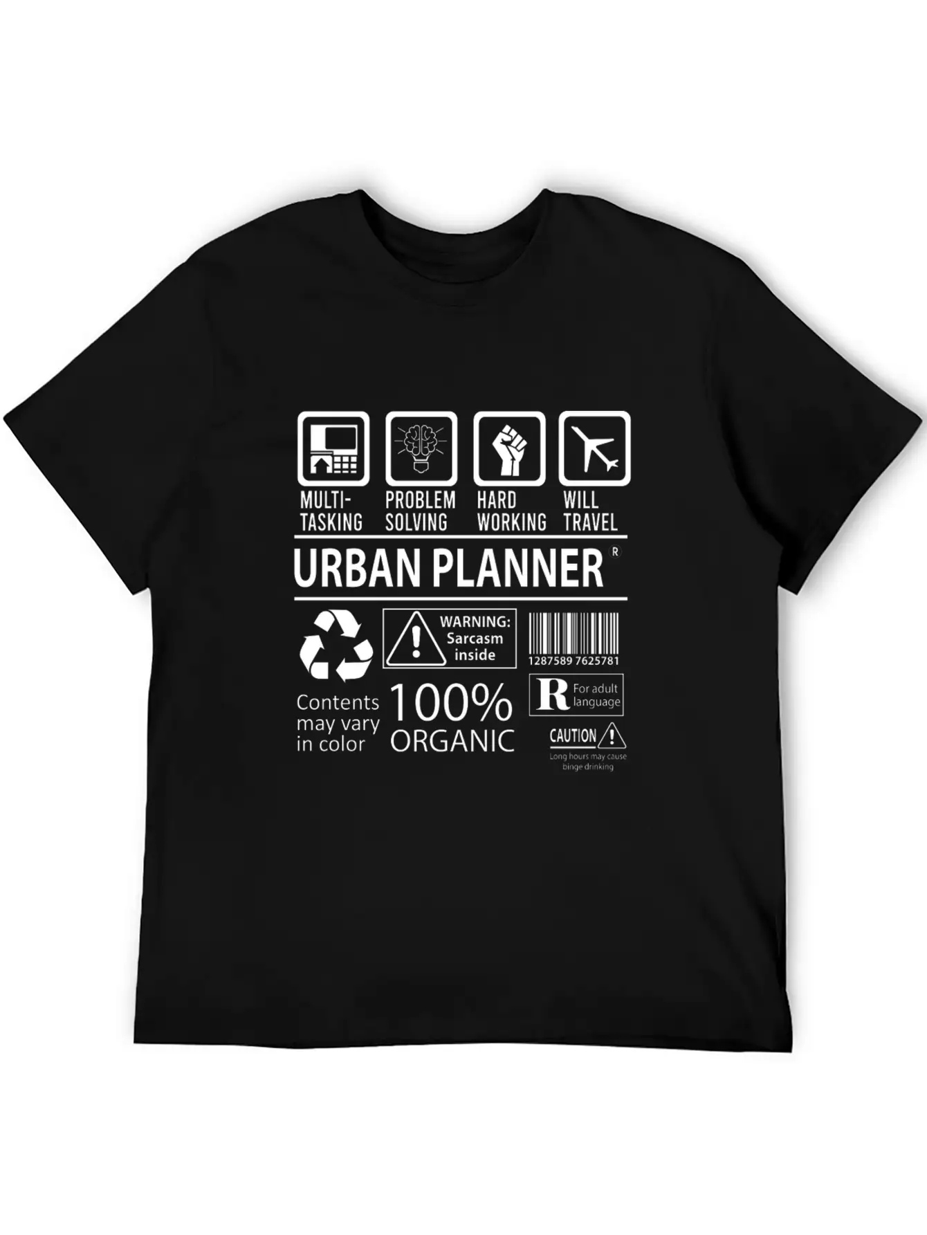 Urban Planner T Shirt - Multitasking Job Gift Item Essential Cotton Tee For Daily Outfits ¨C Unisex Style