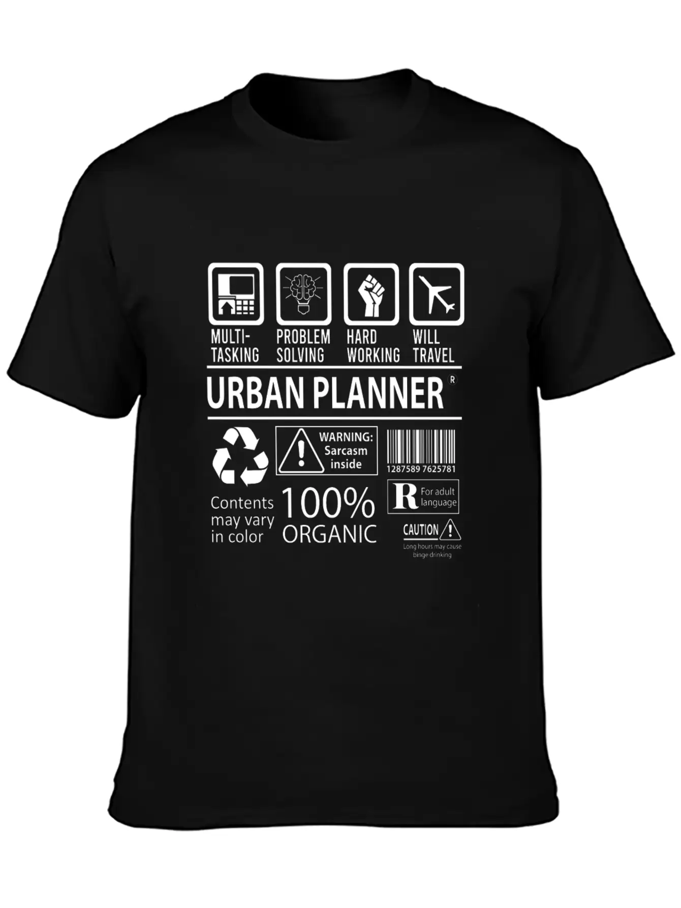 Urban Planner T Shirt - Multitasking Job Gift Item Essential Cotton Tee For Daily Outfits ¨C Unisex Style
