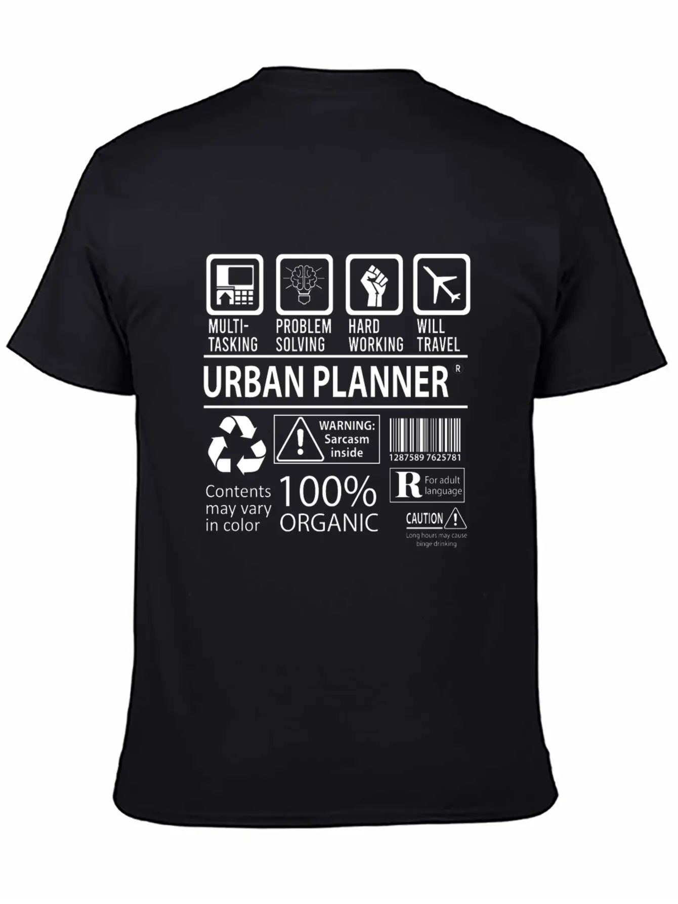 Urban Planner T Shirt - Multitasking Job Gift Item Essential Cotton Tee For Daily Outfits ¨C Unisex Style