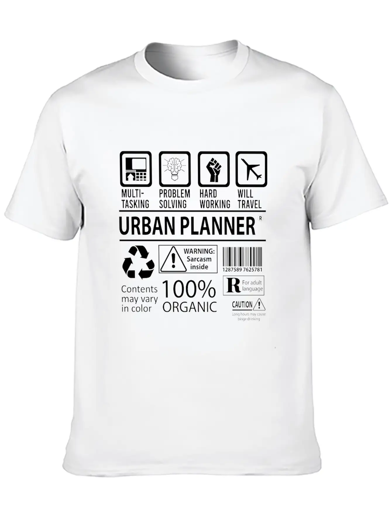 Urban Planner T Shirt - Multitasking Job Gift Item Essential Cotton Tee For Daily Outfits ¨C Unisex Style