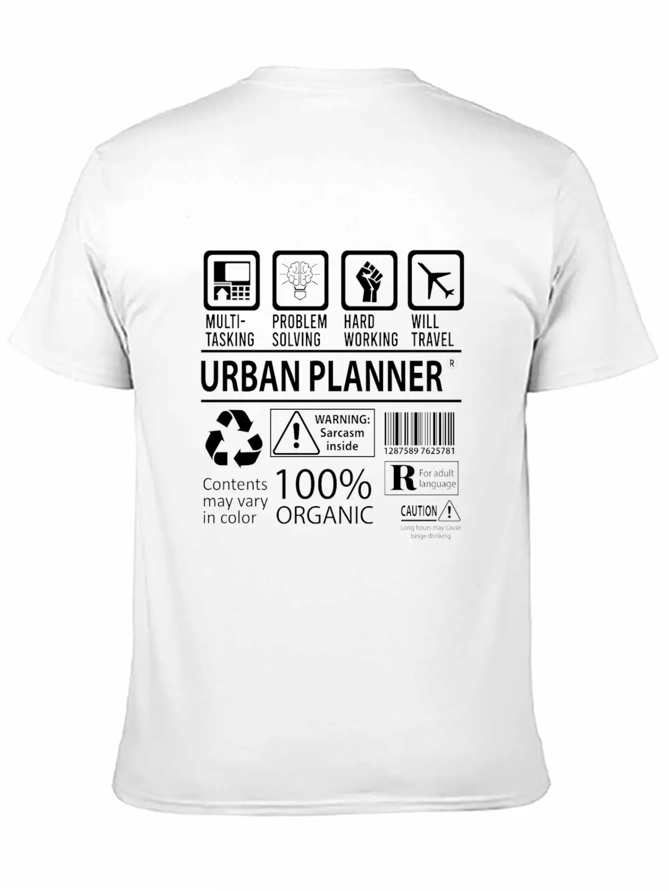 Urban Planner T Shirt - Multitasking Job Gift Item Essential Cotton Tee For Daily Outfits ¨C Unisex Style