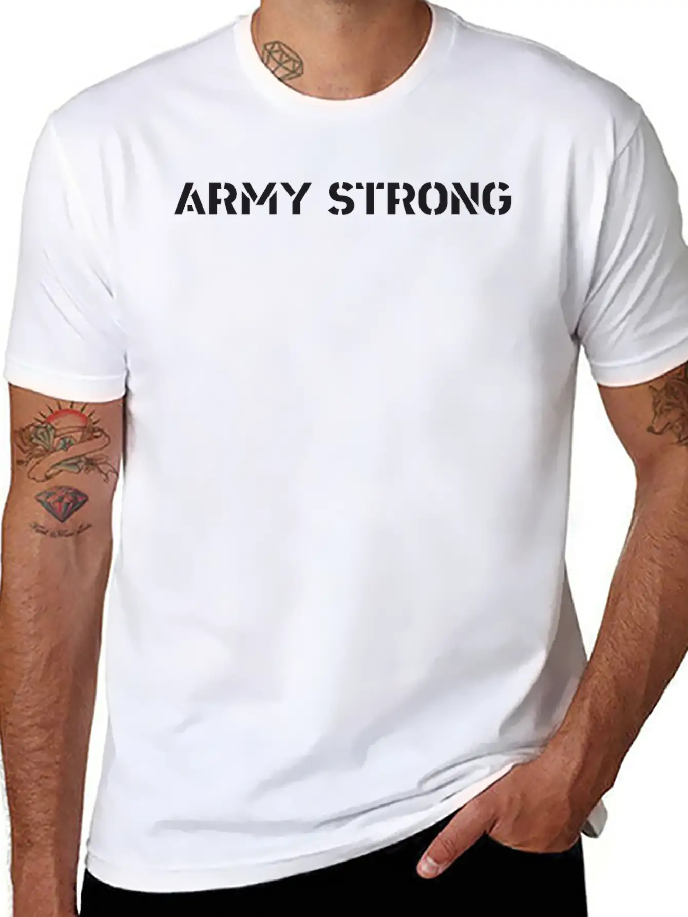 US Army - Army Strong Basic Graphic T-Shirt ¨C Daily Comfort In Soft Cotton