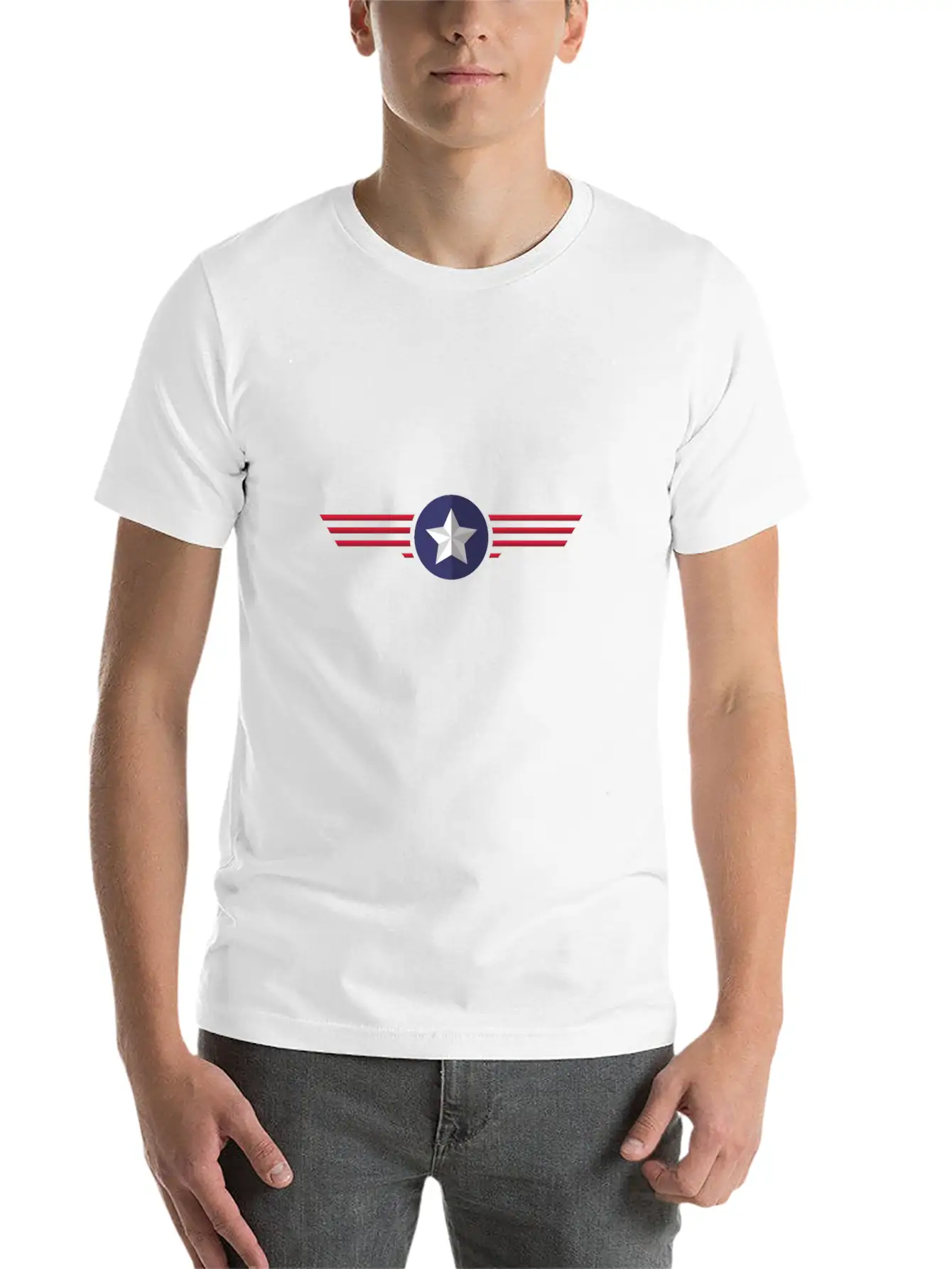 Us Flag Day Essential Cotton Tee For Daily Outfits ¨C Unisex Style